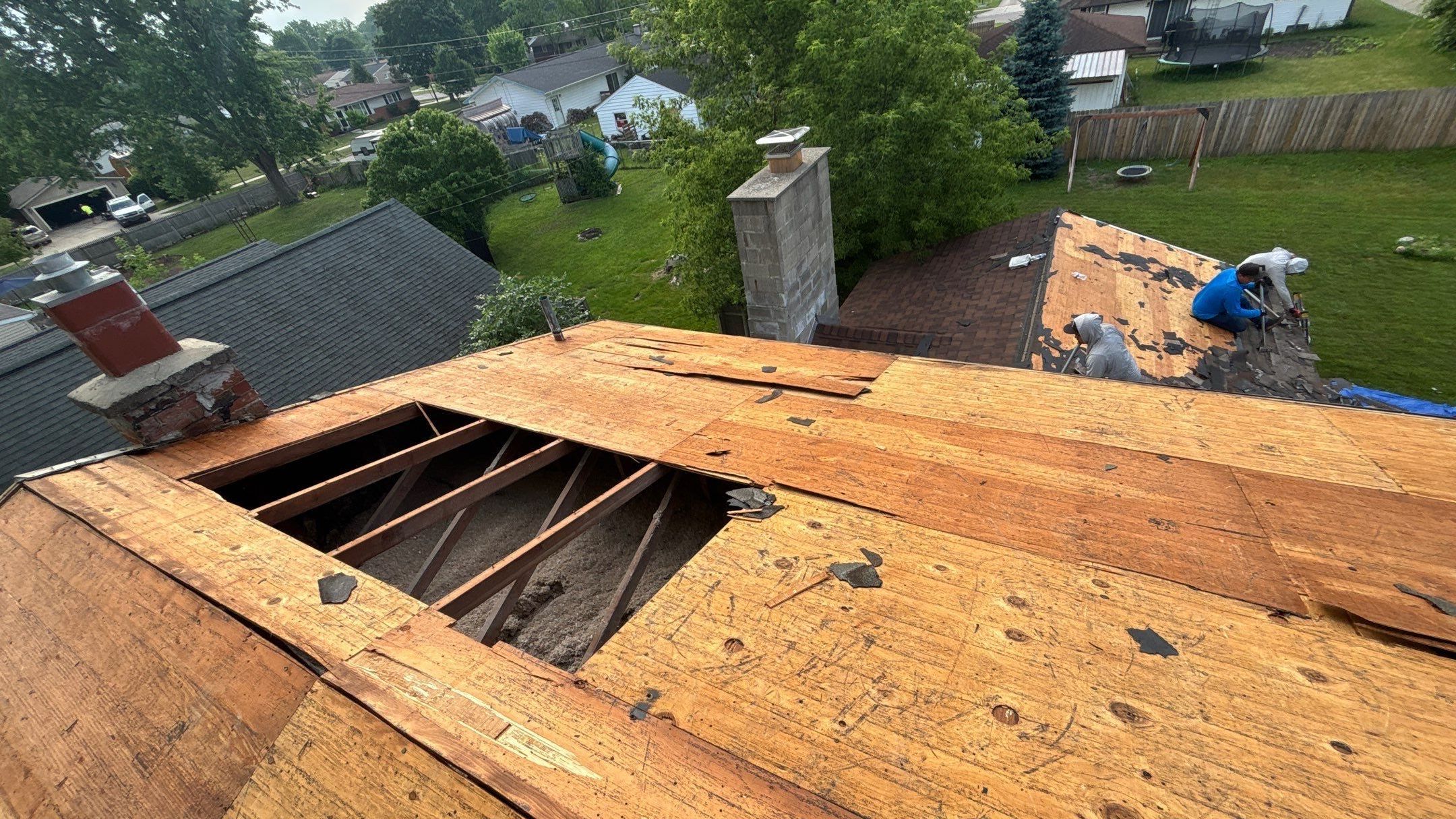 Roof Replacement using Owens Corning Slatestone Gray by 180 Contractors