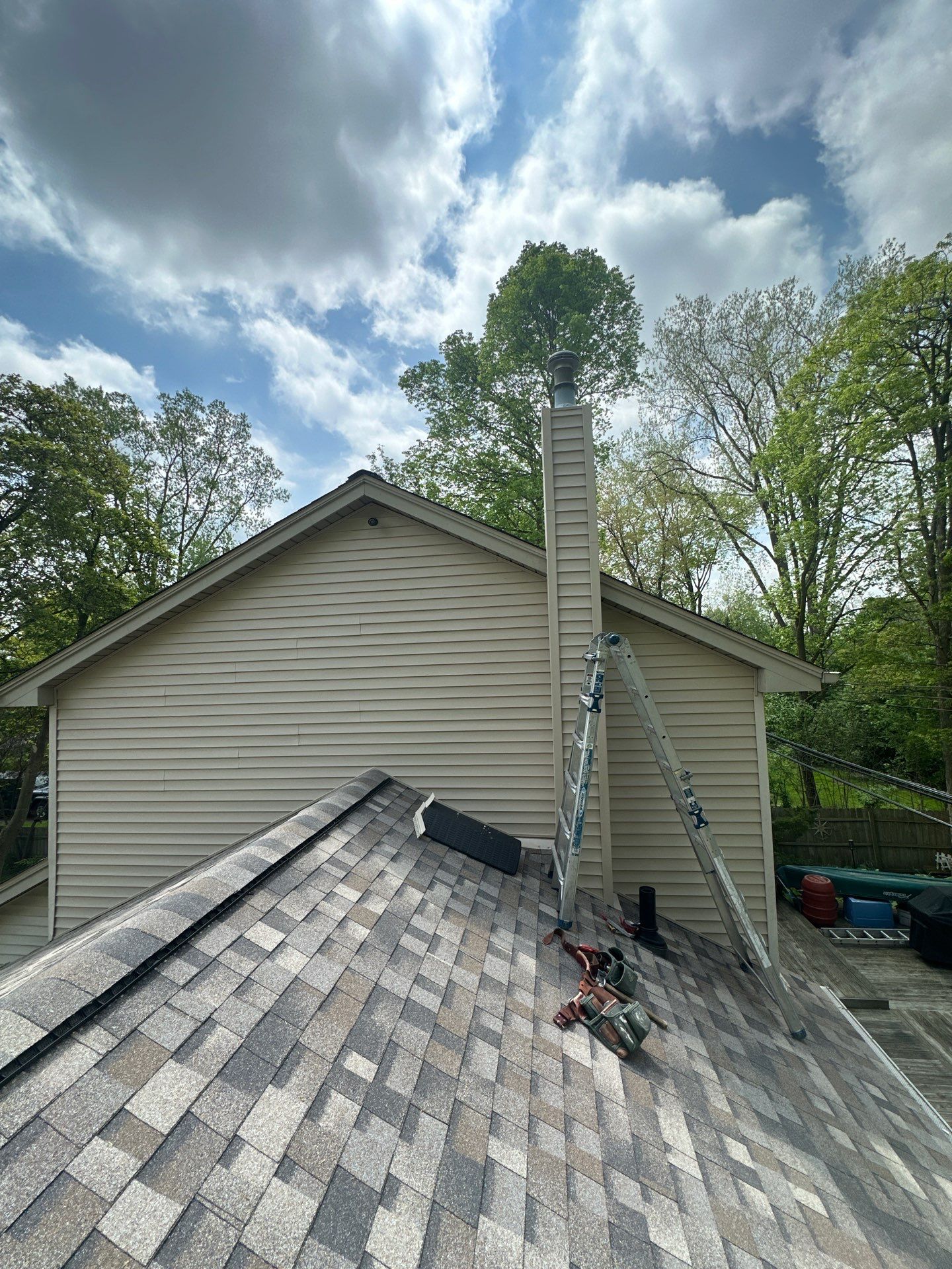 Roof Replacement using Owens Corning Sand Dune by 180 Contractors