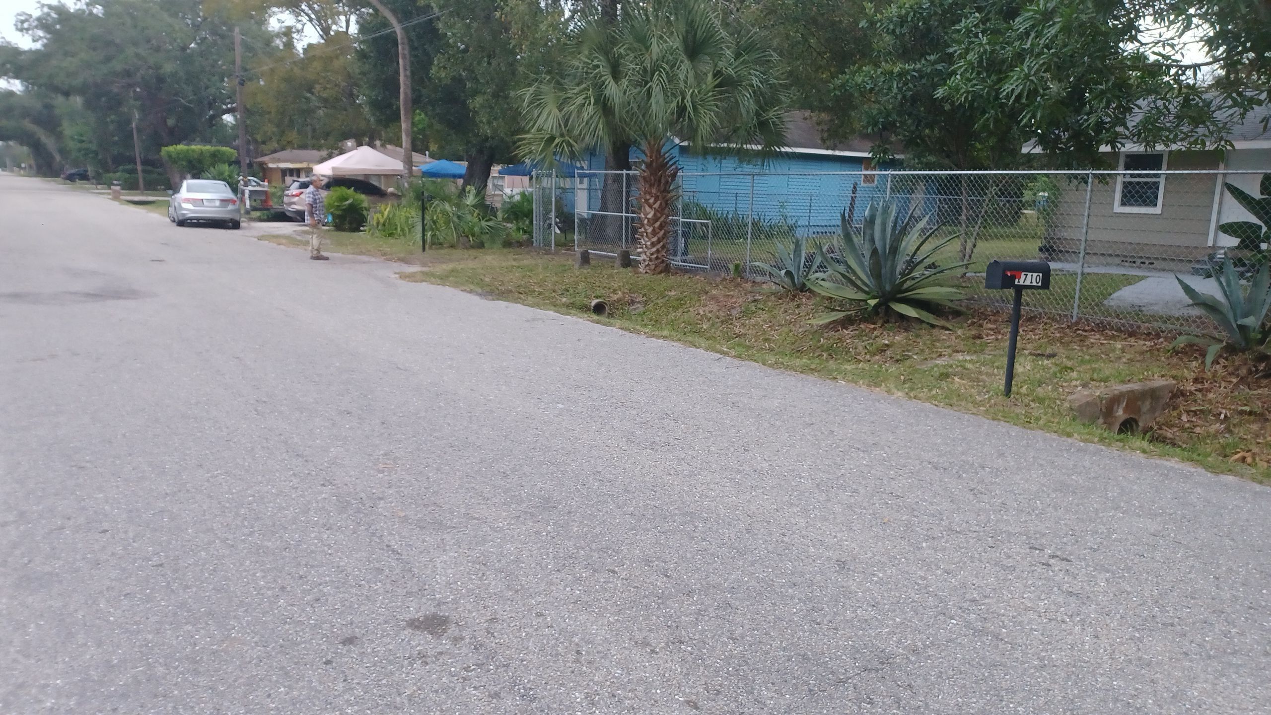 Palmetto, FL Galvanized Chain-link Fence with Lift Master Gate Operator  by Asap fence and gates, LLC