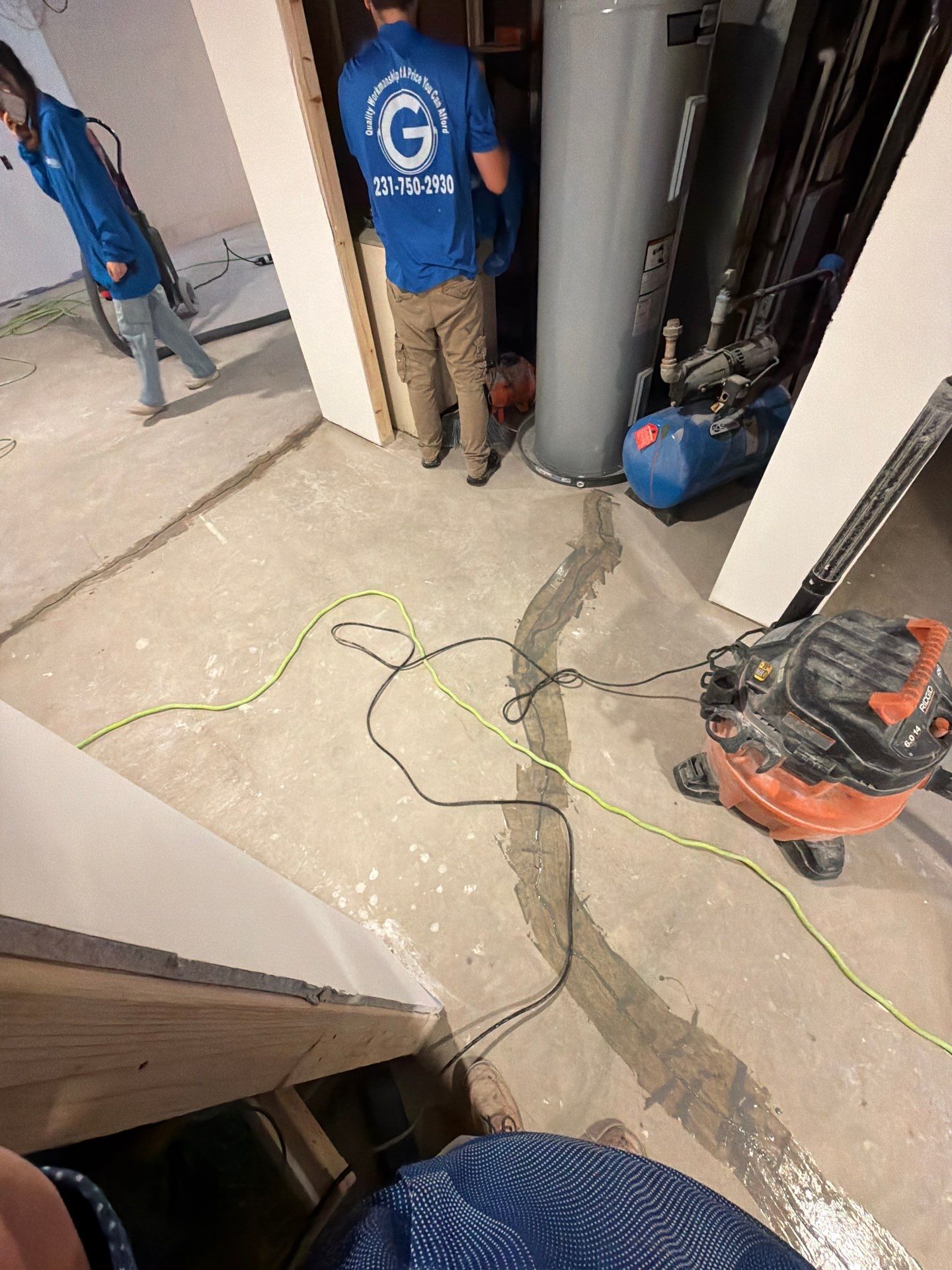 Basement Epoxy Floor Coating – Muskegon, MI by Gordon Painting