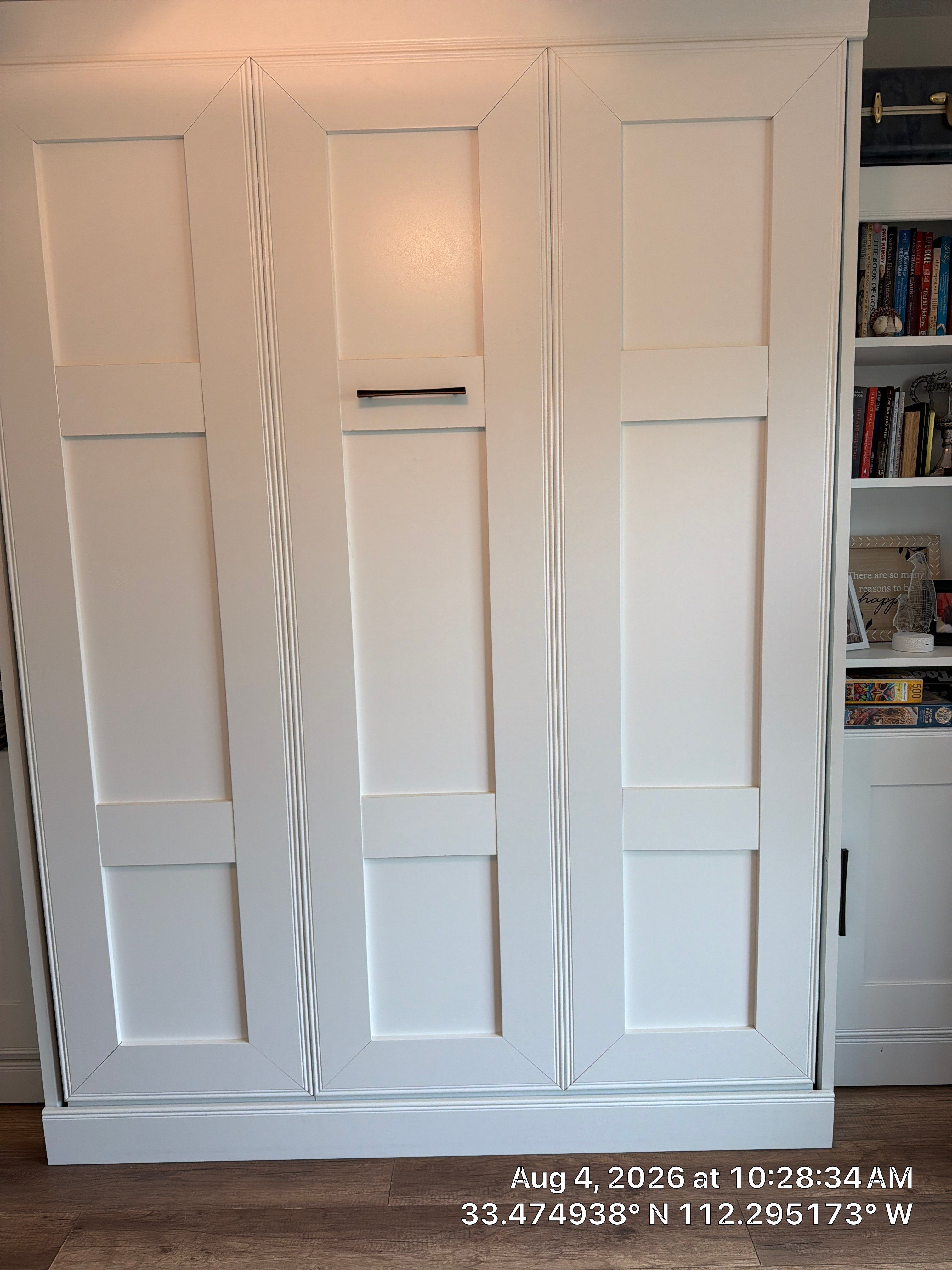 Custom Shaker-Style Murphy Bed and Cabinetry Installation in Avondale by CompanyCam Sales Demo