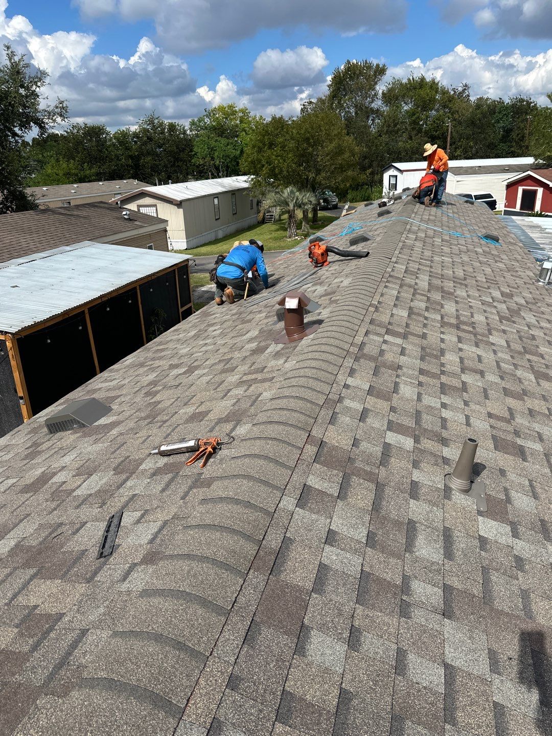 Residential Roofing Repair using Owen's Corning Duration (Lifetime) Shingles by Roof Repair Company