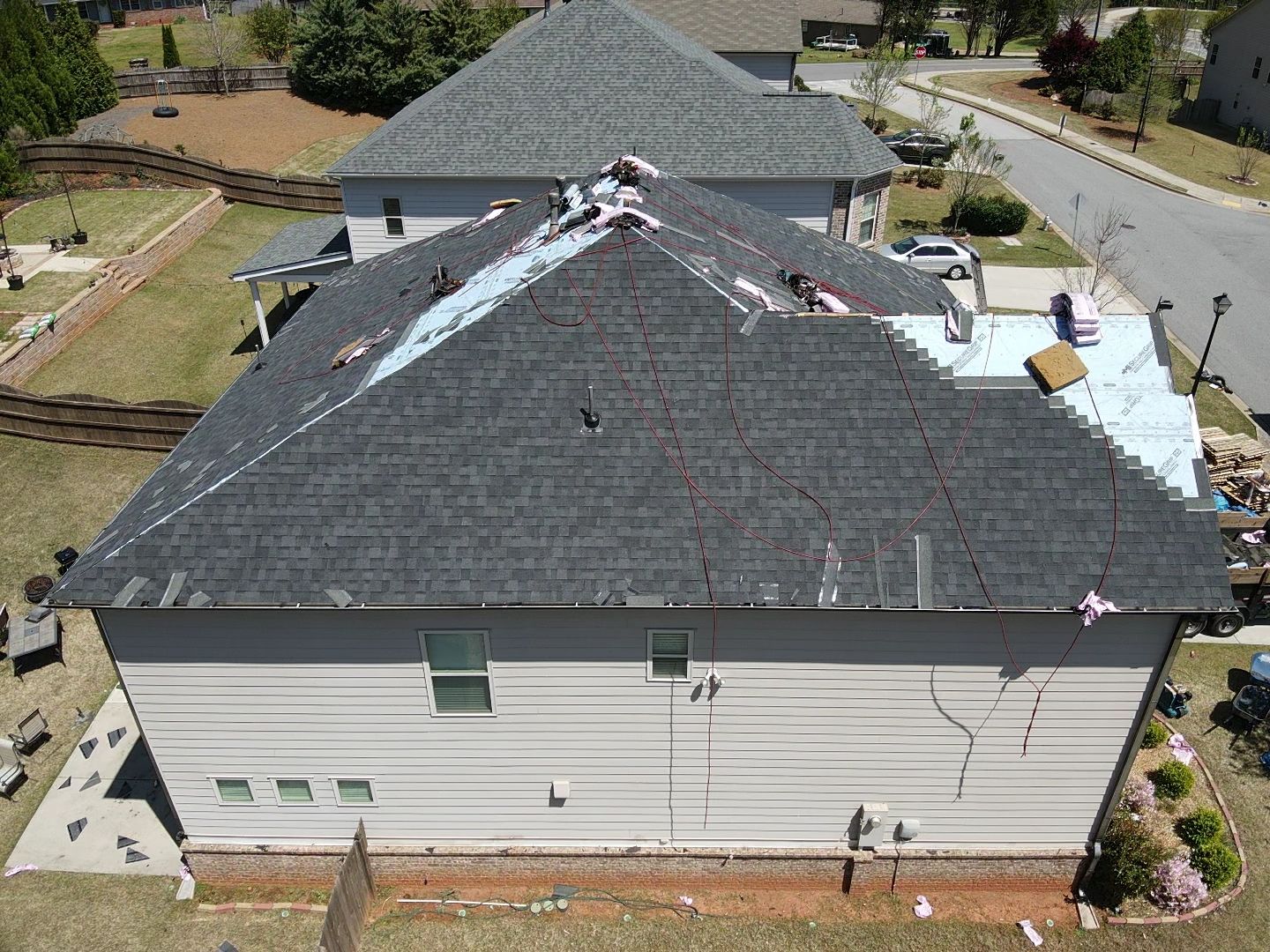 Residential Roofing Installation using Owens Corning by Inspector Roofing and Restoration