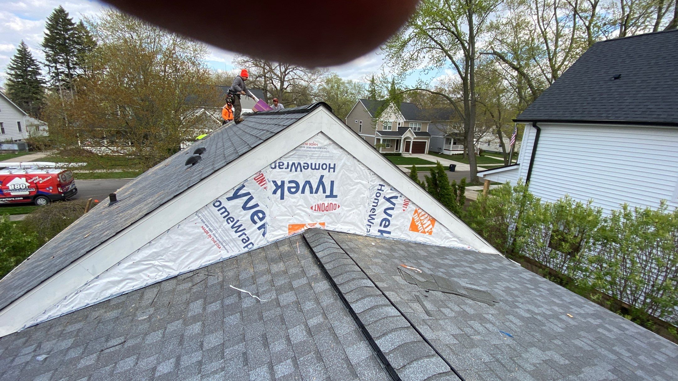 Roof Replacement using CertainTeed Landmark by 180 Contractors