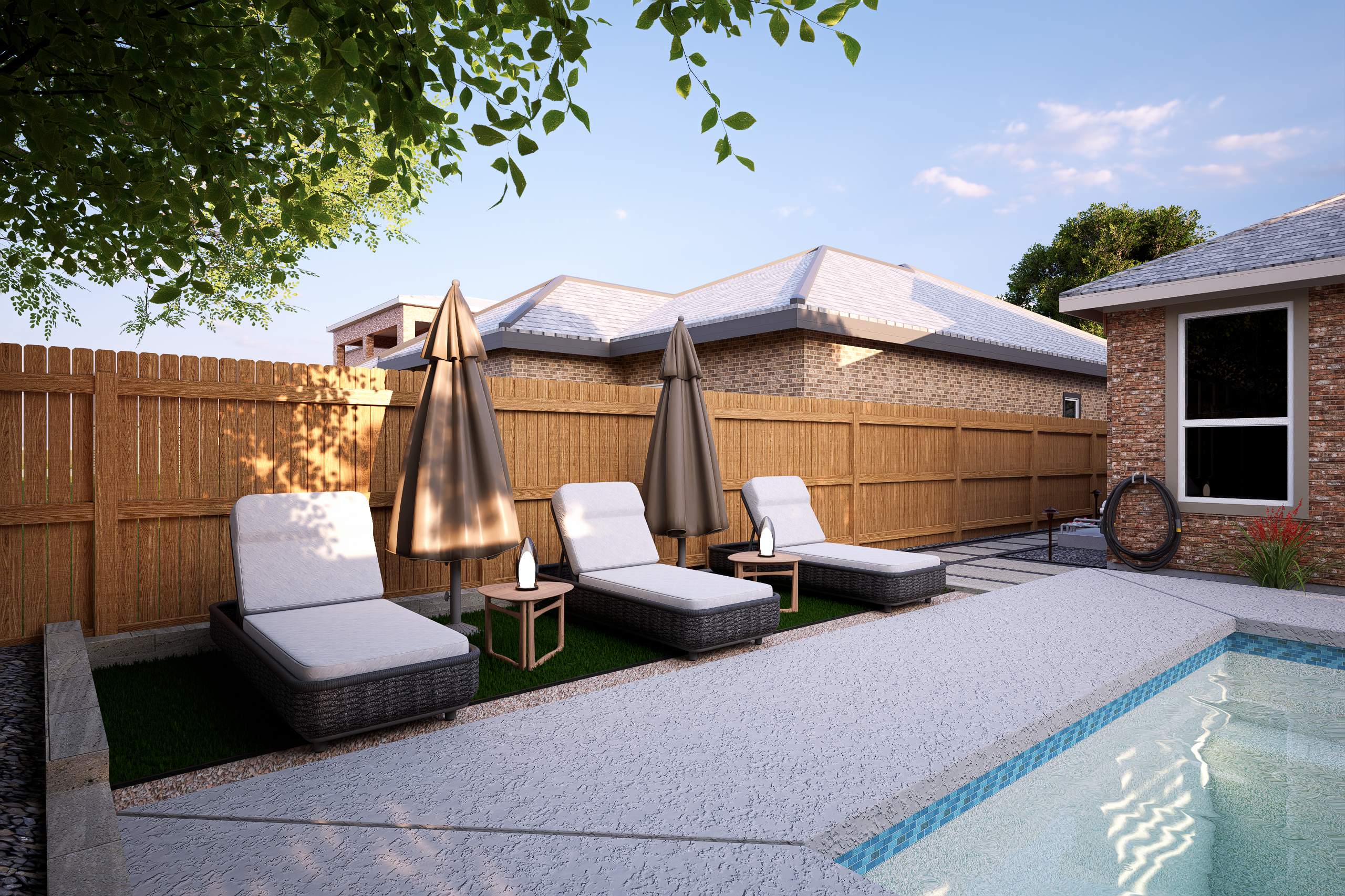 3D Design Render, San Antonio TX by Hole In One Lawns, LLC