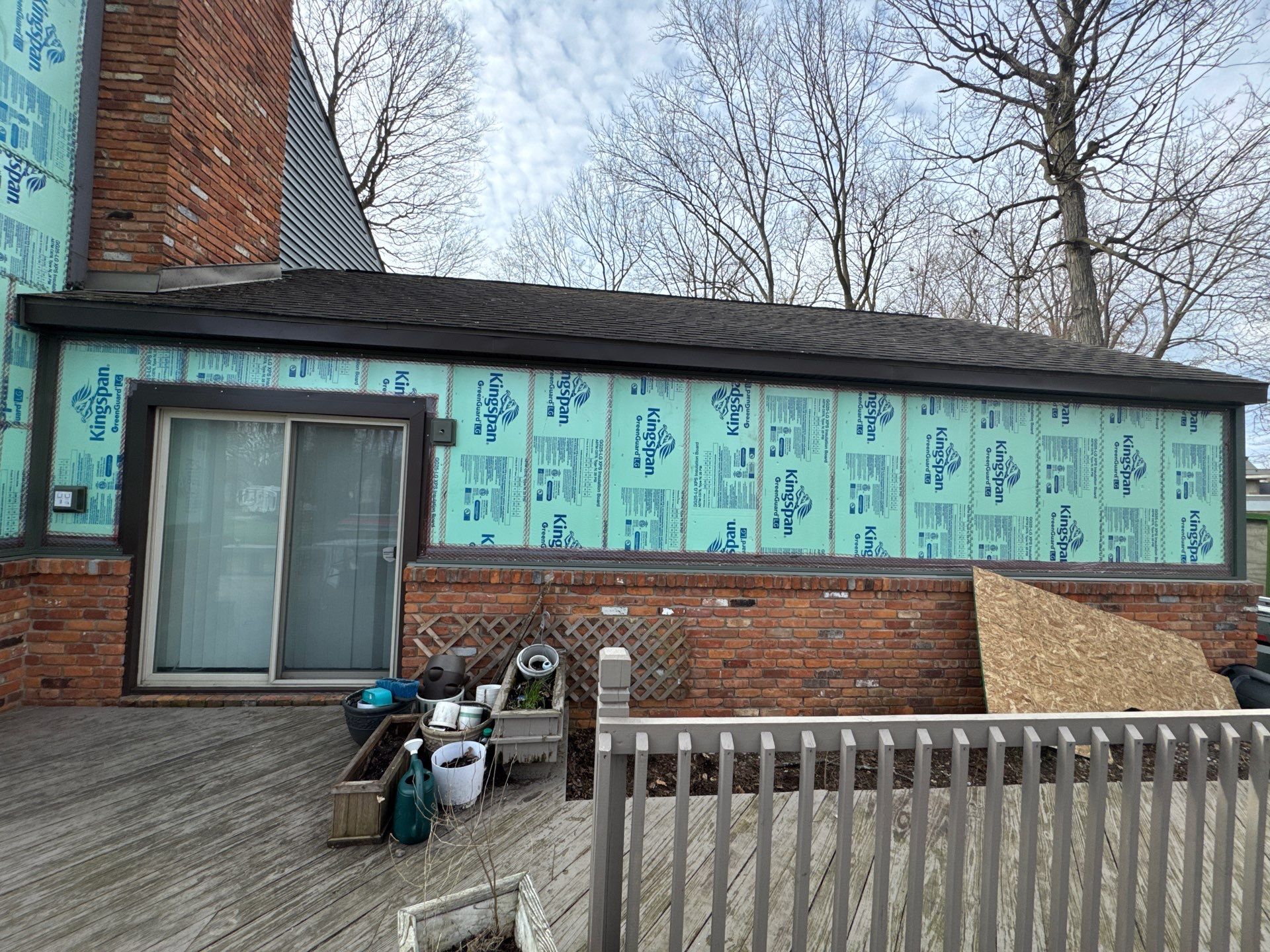 Siding Replacement using Alside Charter Oak D4.5" Deep Moss by 180 Contractors