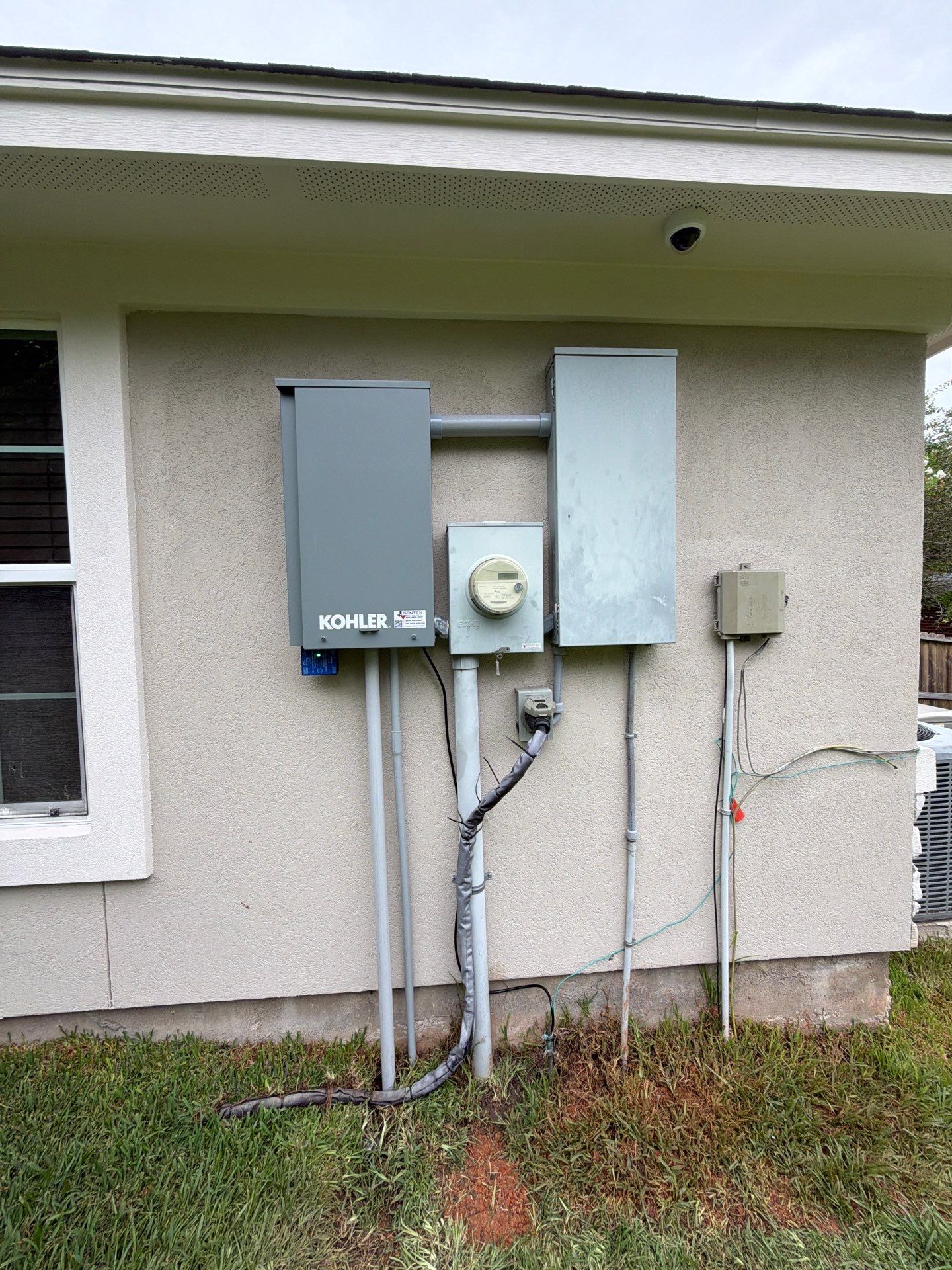 Kohler Home Standby Generator and Propane Tank Installation in Montgomery, Texas by GenTex Elite Services