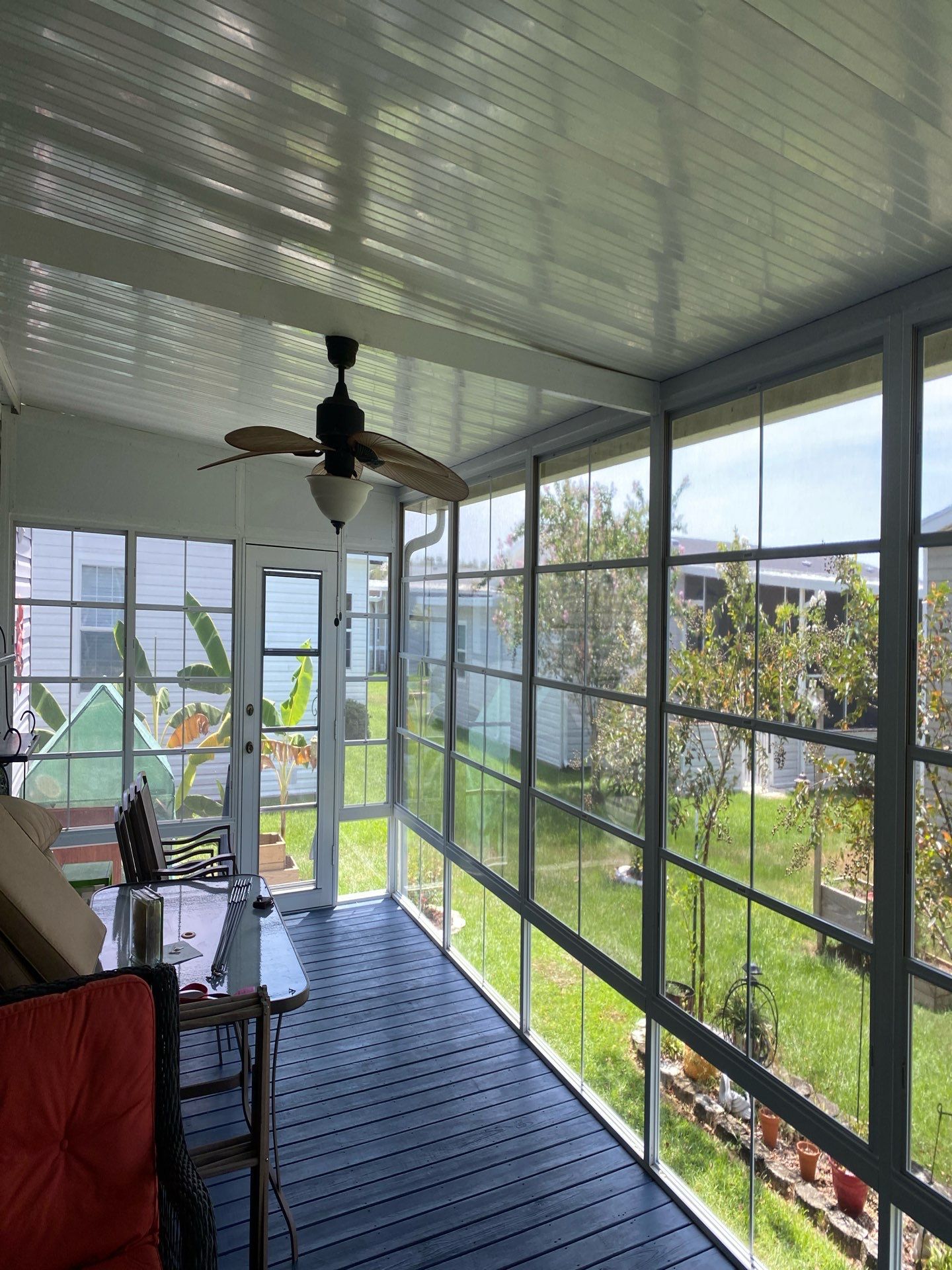 Screen Under w/Vinyl 4 Track Windows by Titan Sunrooms