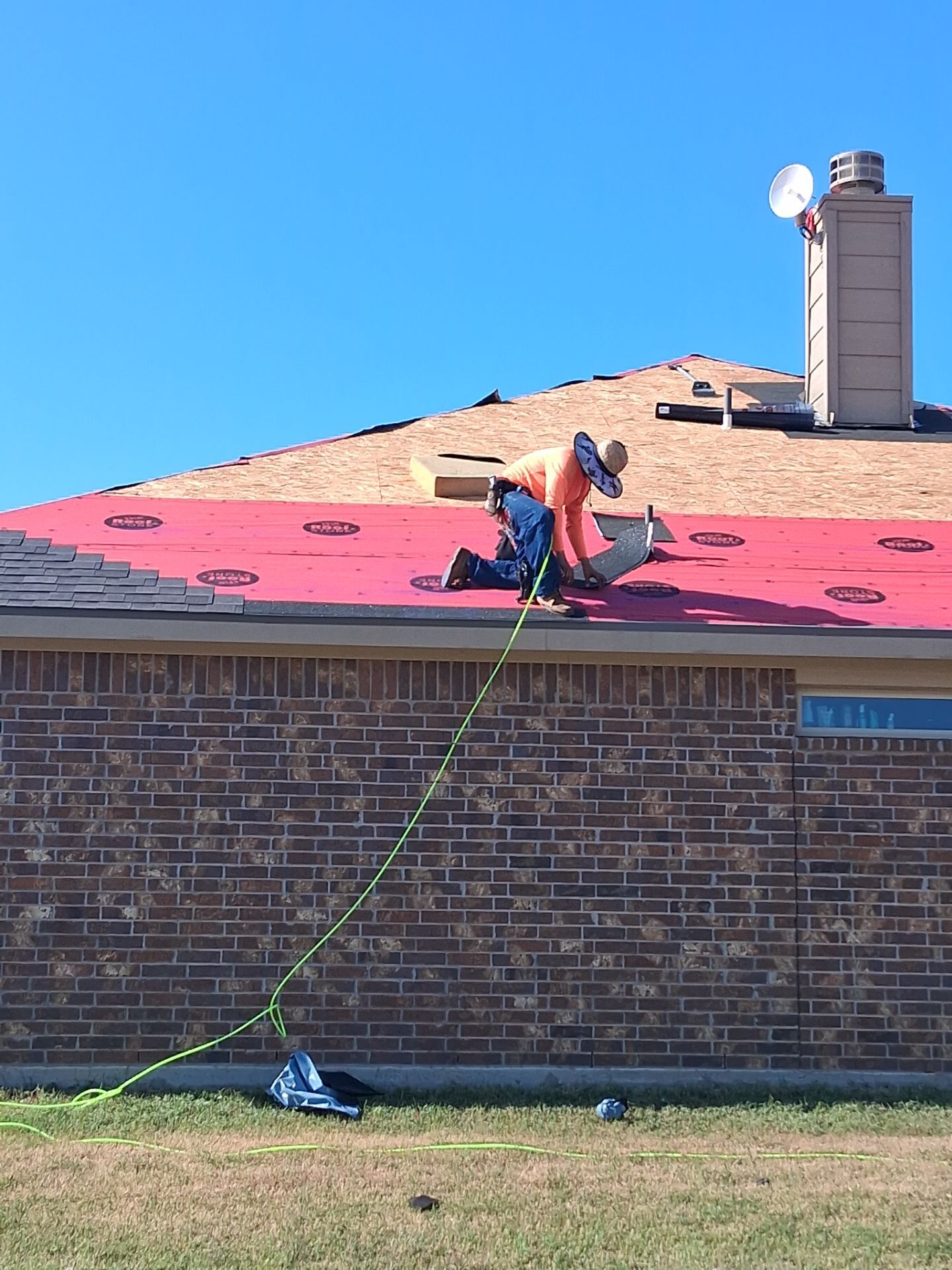 Residential Roof Replacement and Decking Repair in Springtown, Texas by Performance 1 Roofing