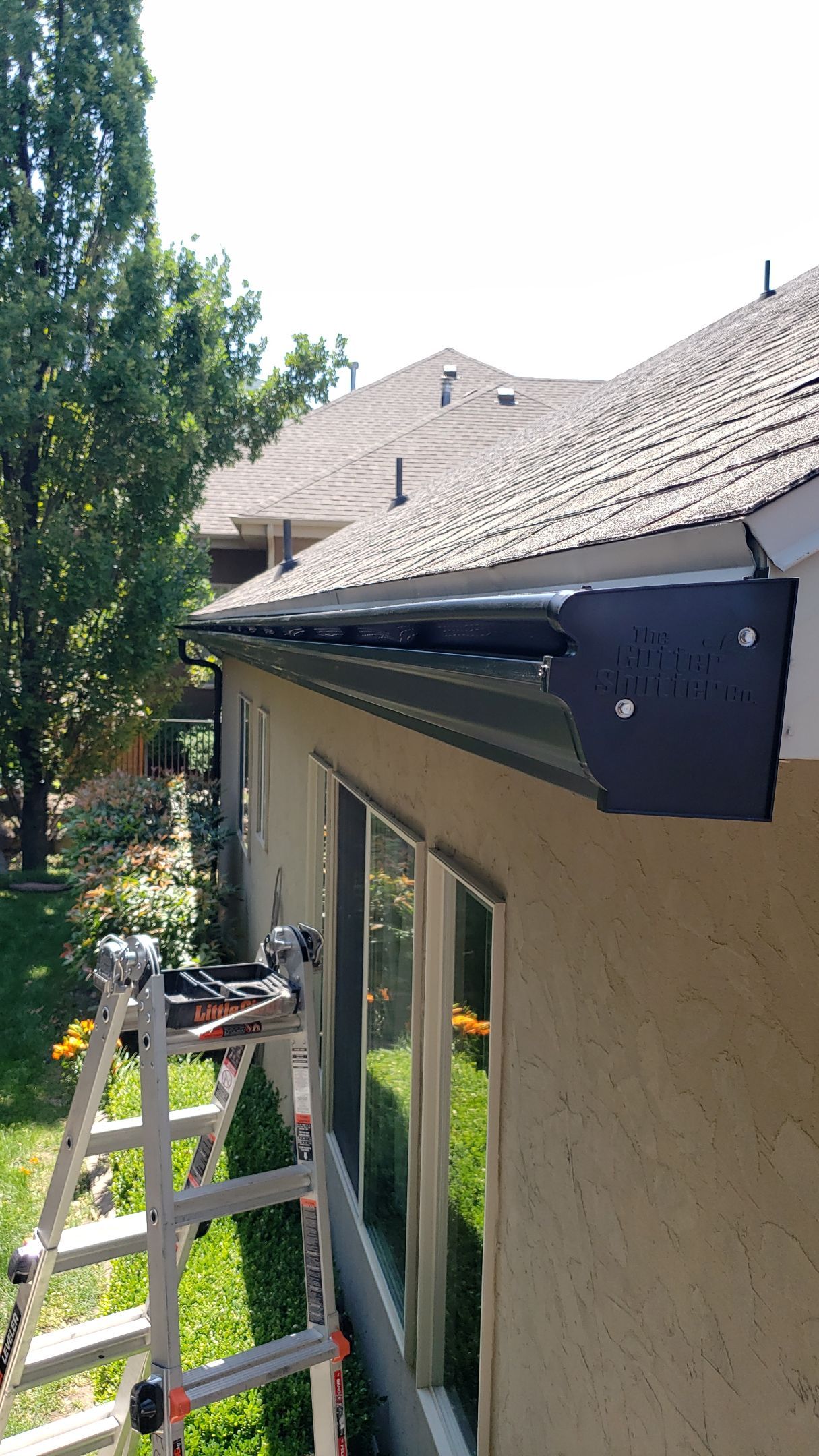 Project in Cottonwood Heights by Emerald Gotcha Gutters 