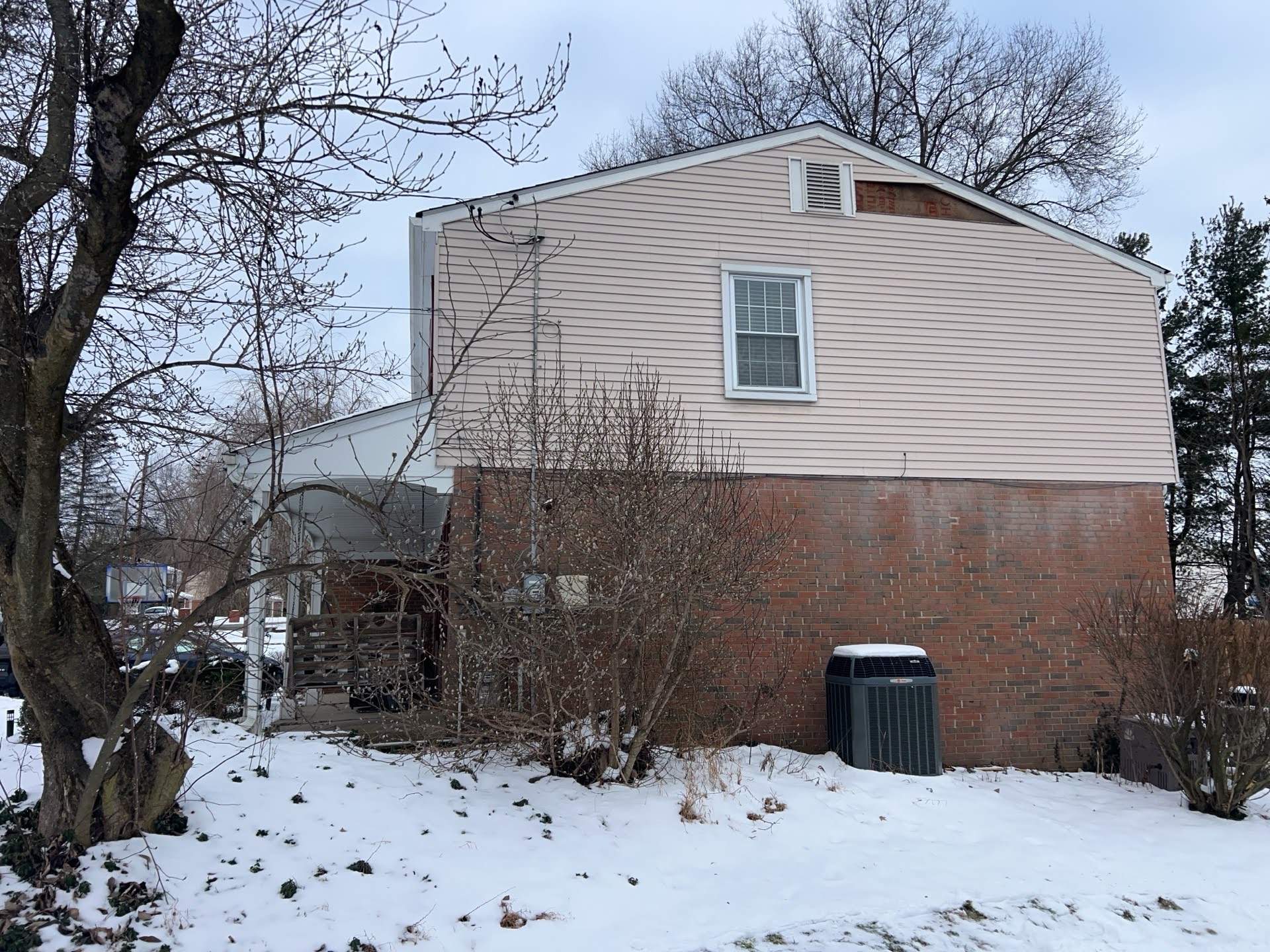 James Hardie Vinyl Siding Installation on Two-Story Brick Home in Sewickley by Ideal Siding Pittsburgh
