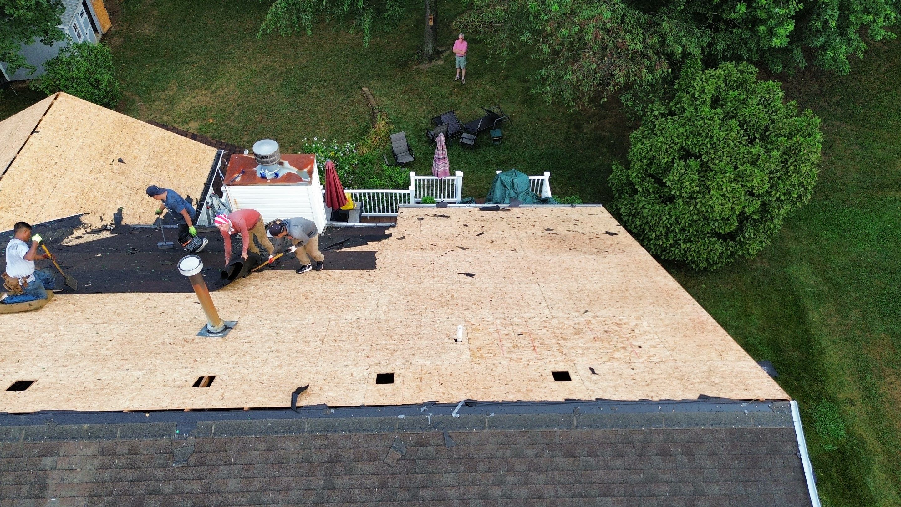 Residential Roofing Installation using Timberline HDZ Shingles - Hickory by RoofX 