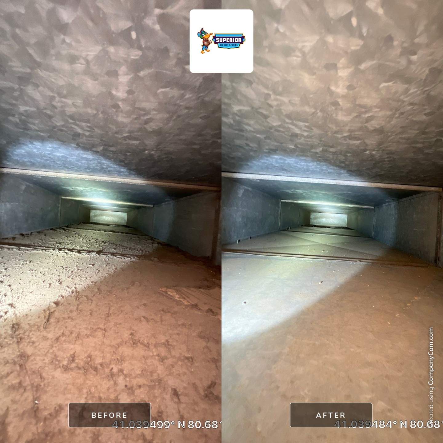 Air Duct Cleaning With a Vacuum Truck in Boardman, OH by Superior Air Duct Cleaning