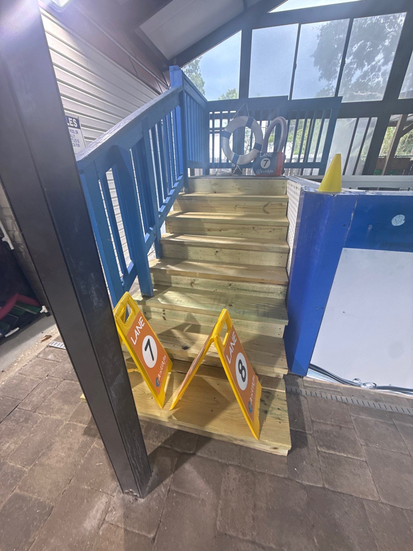 New Steps At The Swim School by Axtra Hand