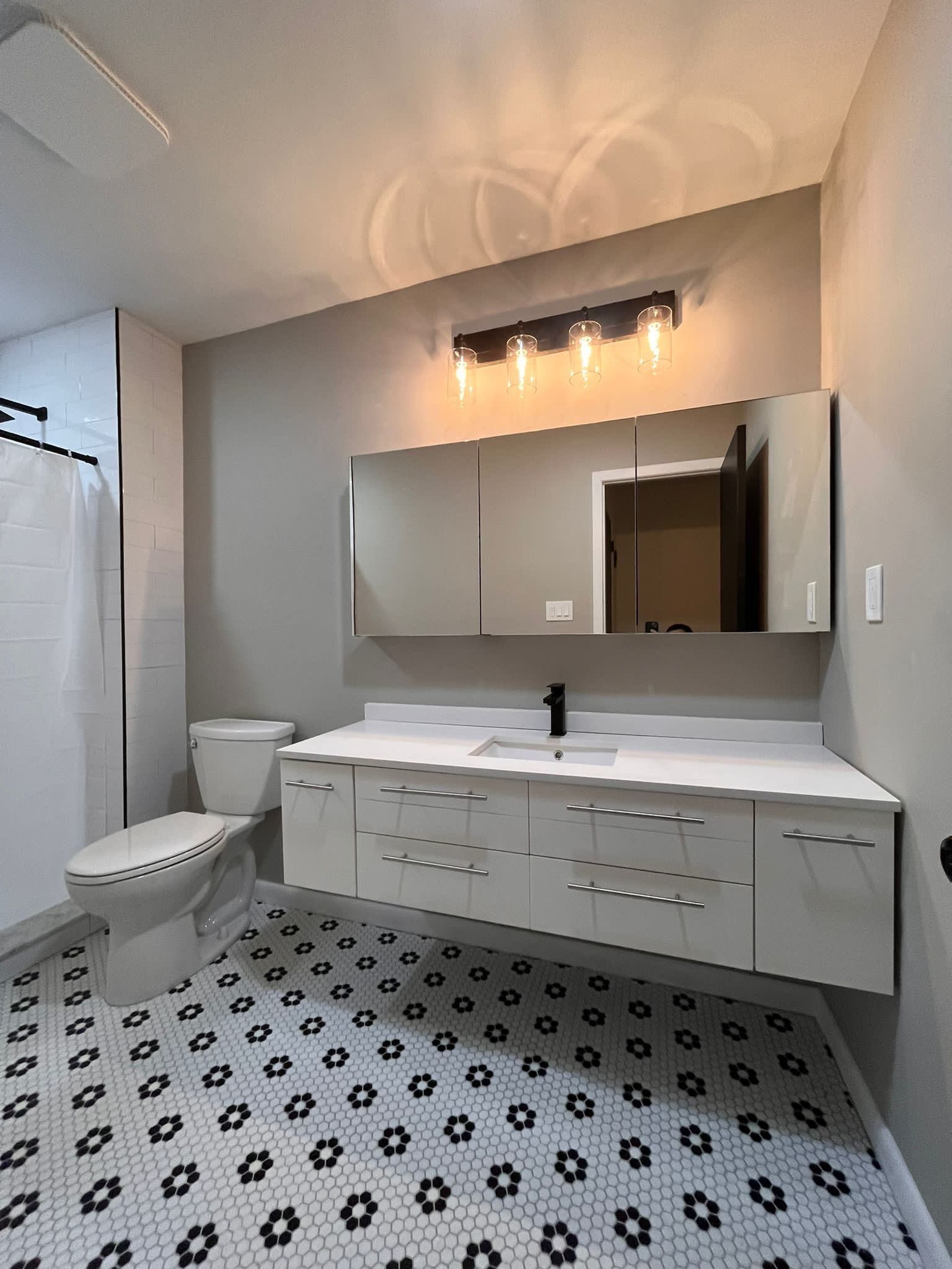 Bathroom Remodel using Tile by Home Concepts Construction