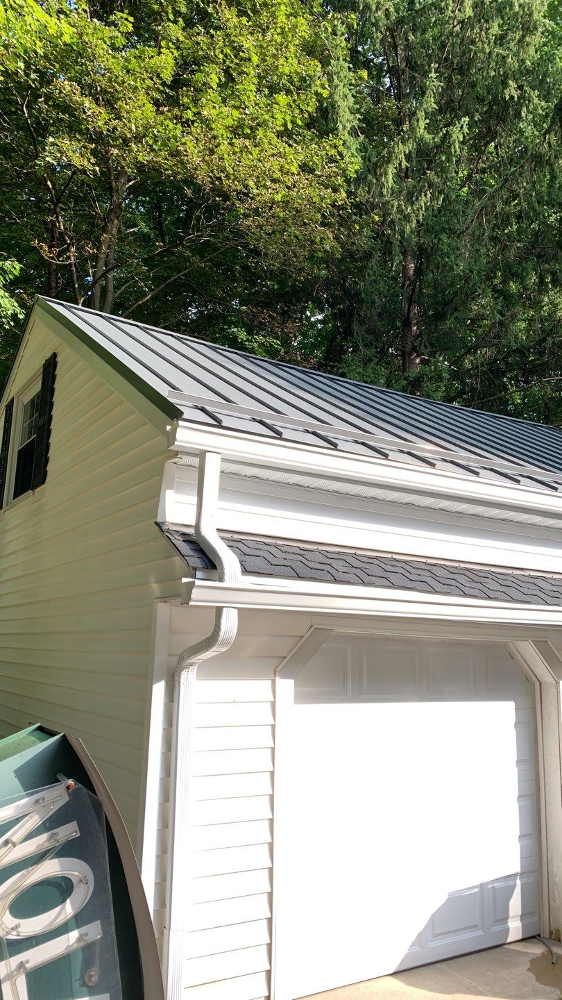 New CertainTeed Presidential Shake Roof with Standing Seam Accents  by Runyon & Sons Roofing
