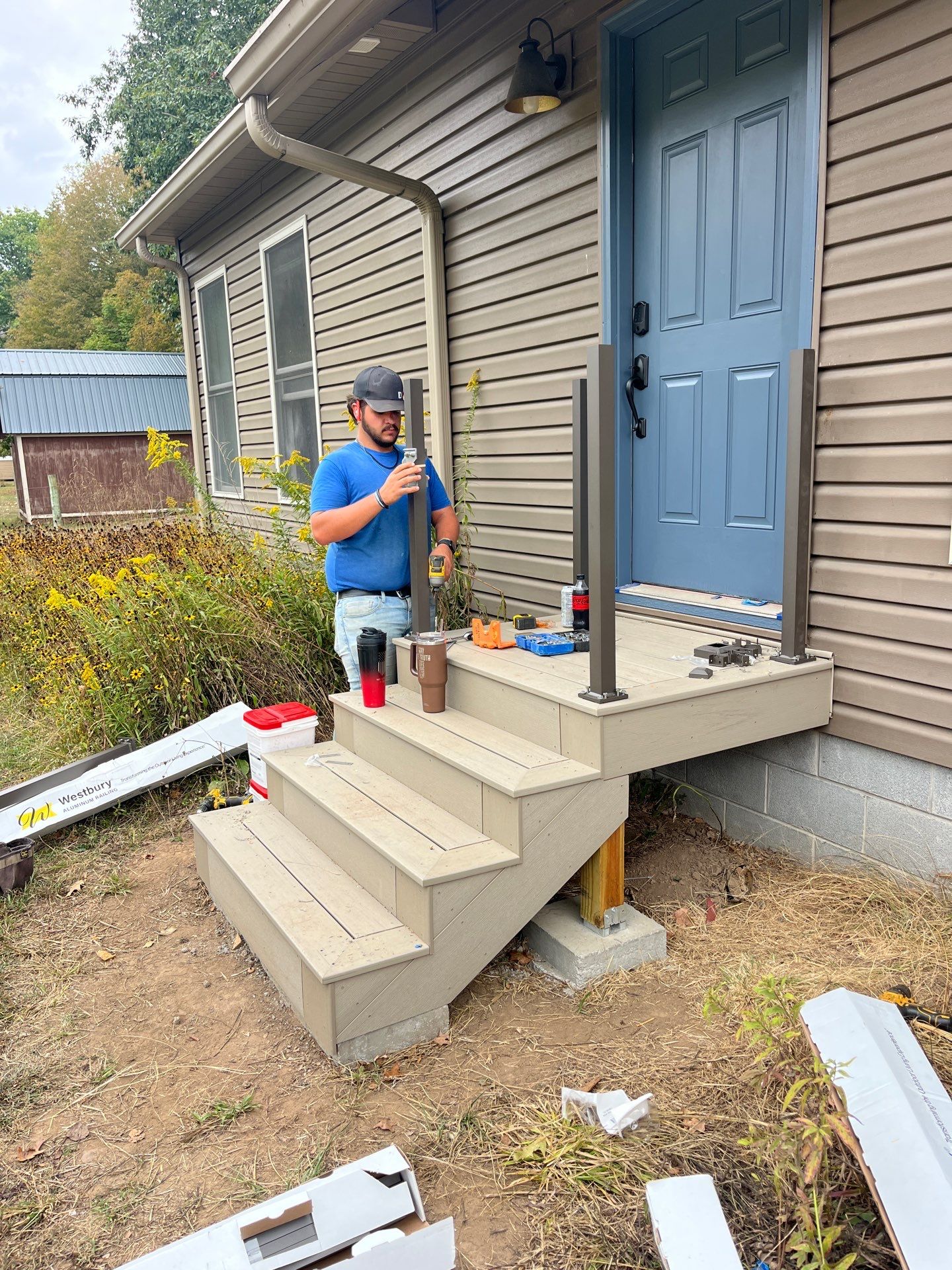 Custom Composite Deck and Screened Porch Addition in Hinton by Walnut Hollow Decks & Outdoor Living