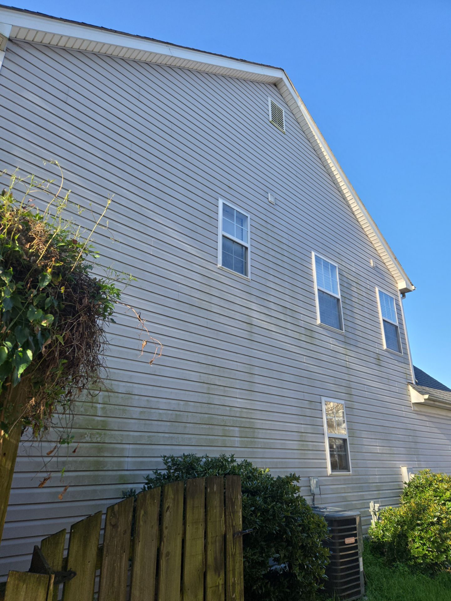 House Wash using cleaner by Power Wash Masters LLC
