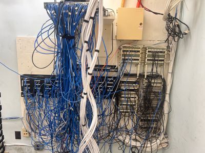 Structured cabling installation by CimaSolutions