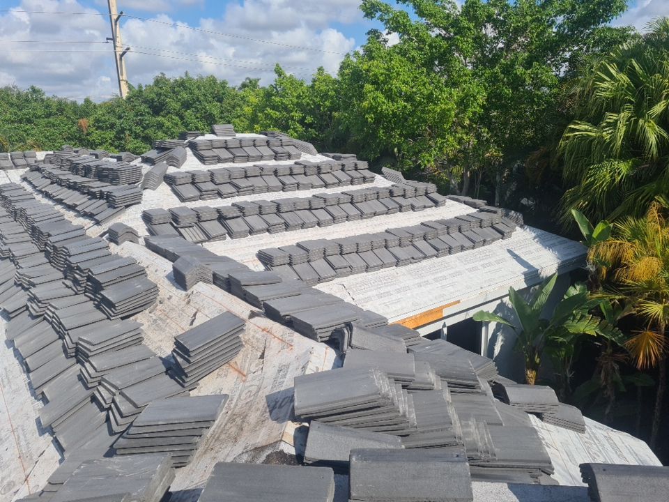 Residential Roofing Installation using Eagle Roofing Tile by BLUES BROTHERS ROOFING