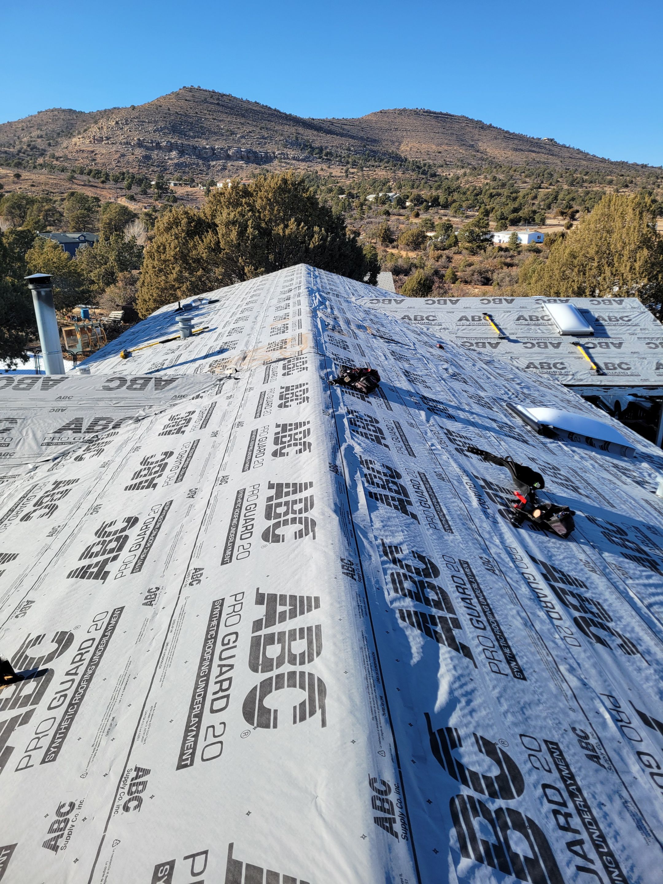 Reroof in Chino Valley by Badger Roofing