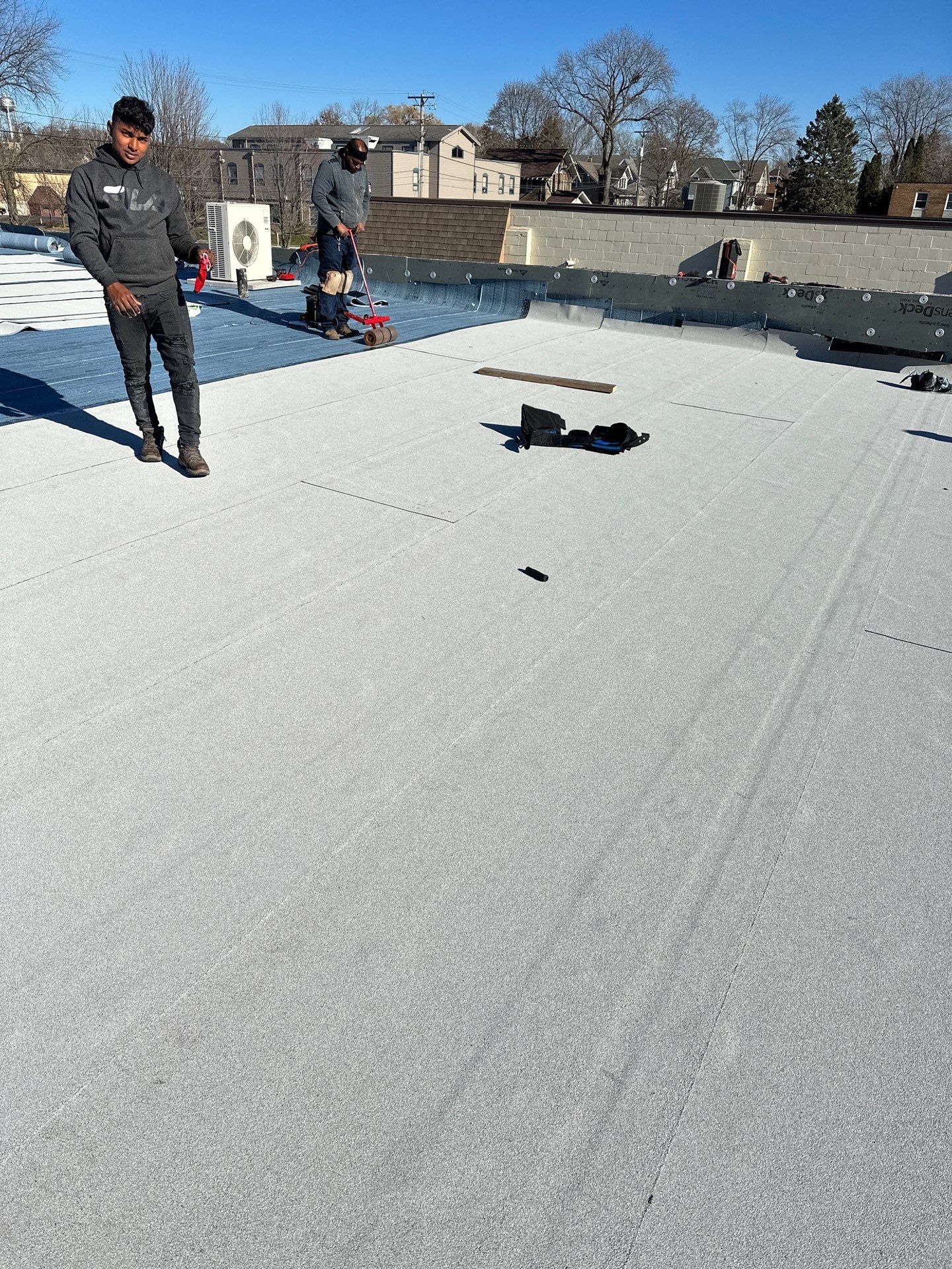 Commercial Roofing using Certainteed Flintastic Self Adhered by Stendahl Services