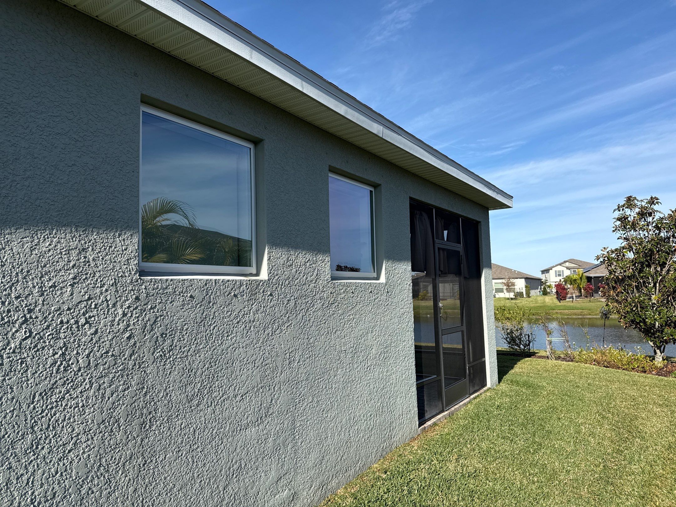 One-Story House Wash & Driveway Cleaning in Trevesta – Palmetto, FL by Sunshine AquaWash