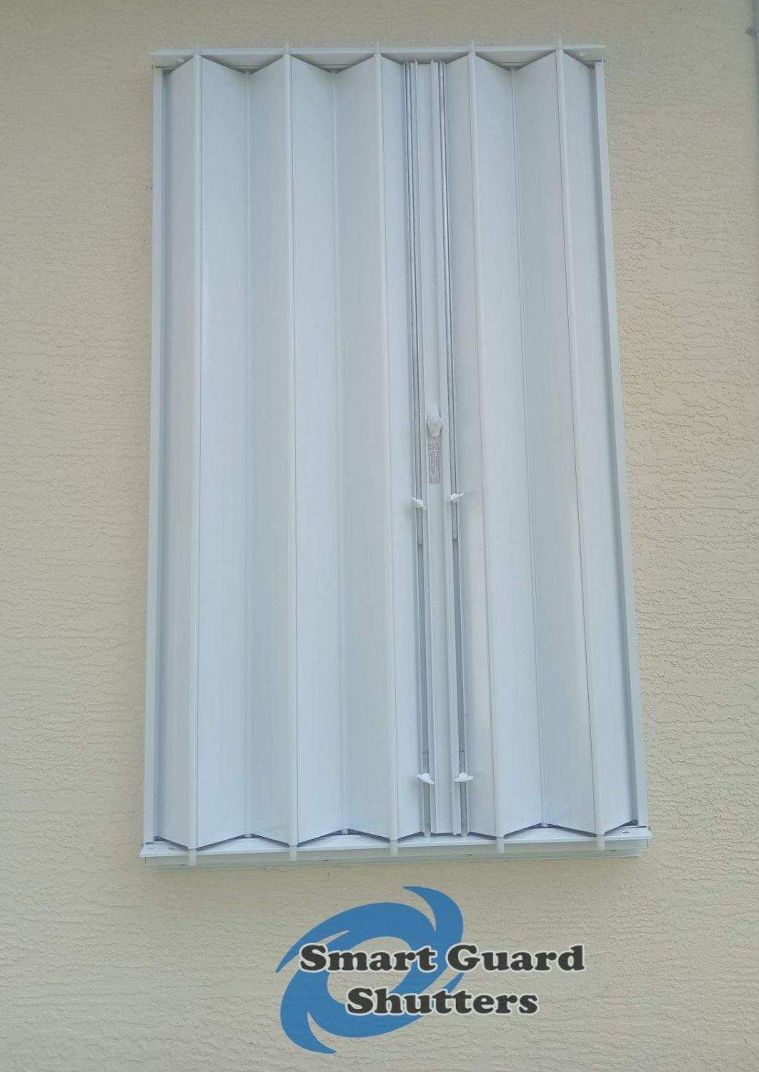 Accordions in White by Smart Guard Shutters