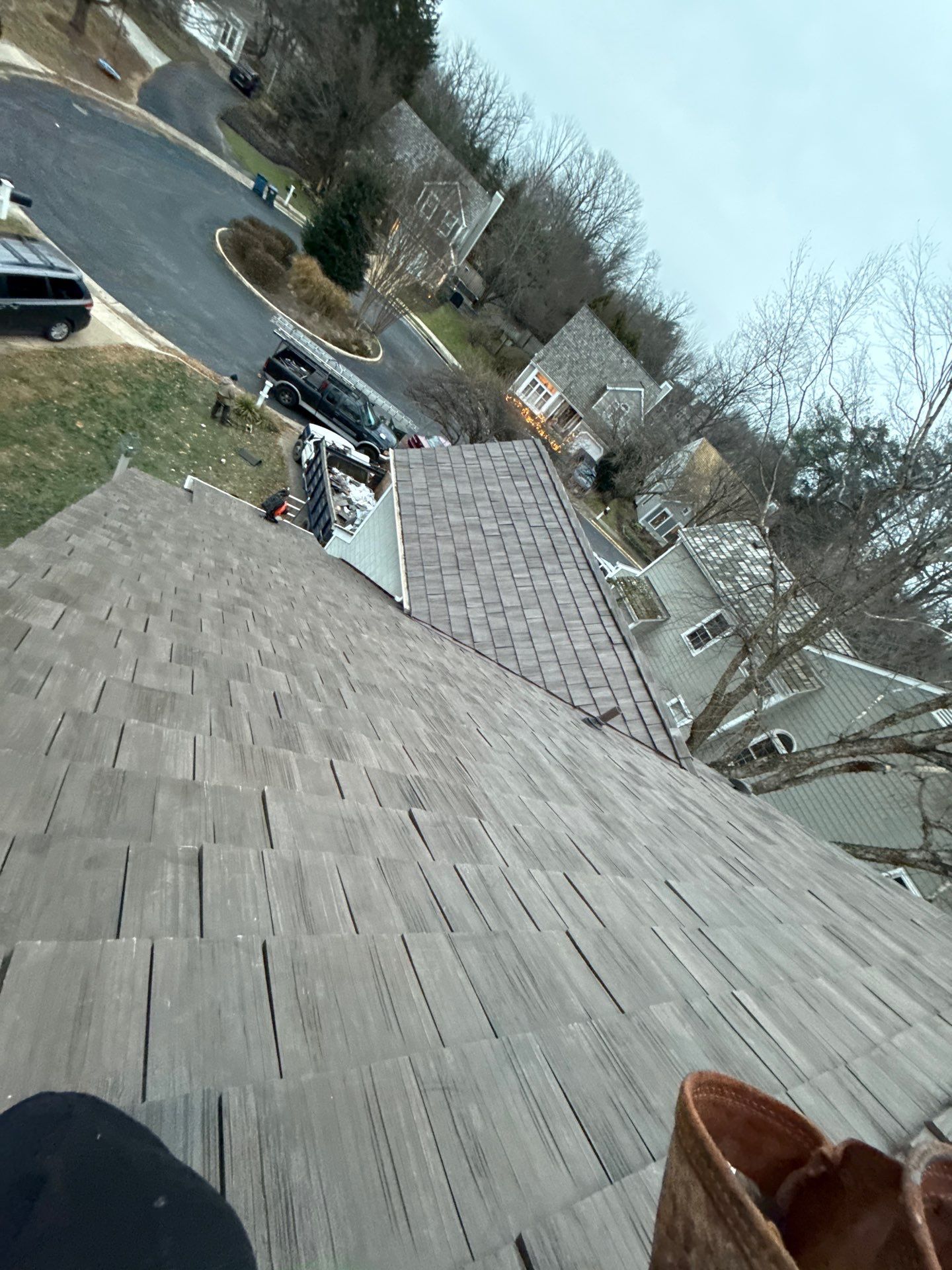 Reston :  Residential Roof Replacement with Brava Synthetic Cedar Shake Class C Natural  by RM Banning, Inc.