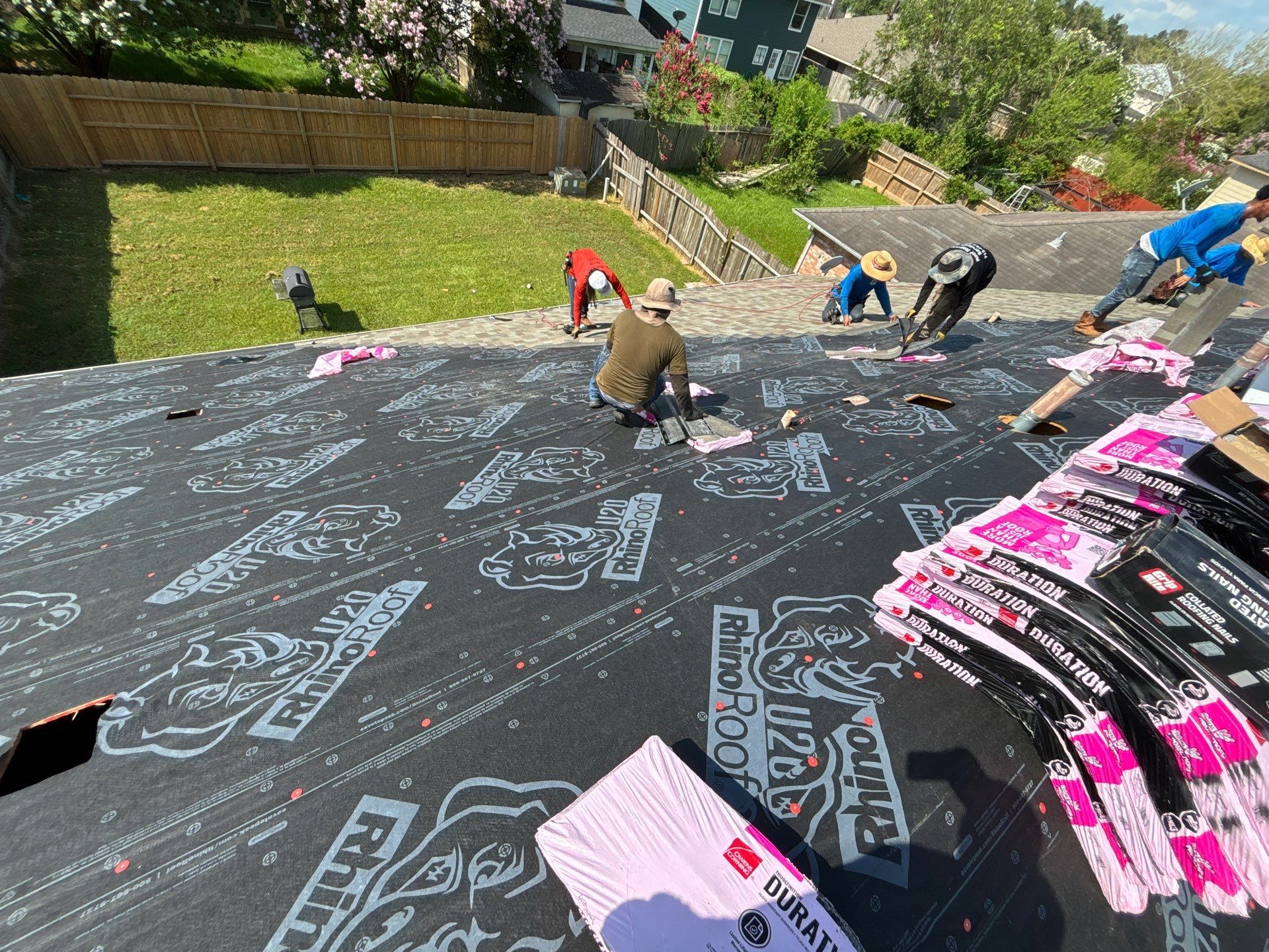 Residential Roofing Repair using Owen's Corning Duration (Lifetime) Shingles by Roof Repair Company
