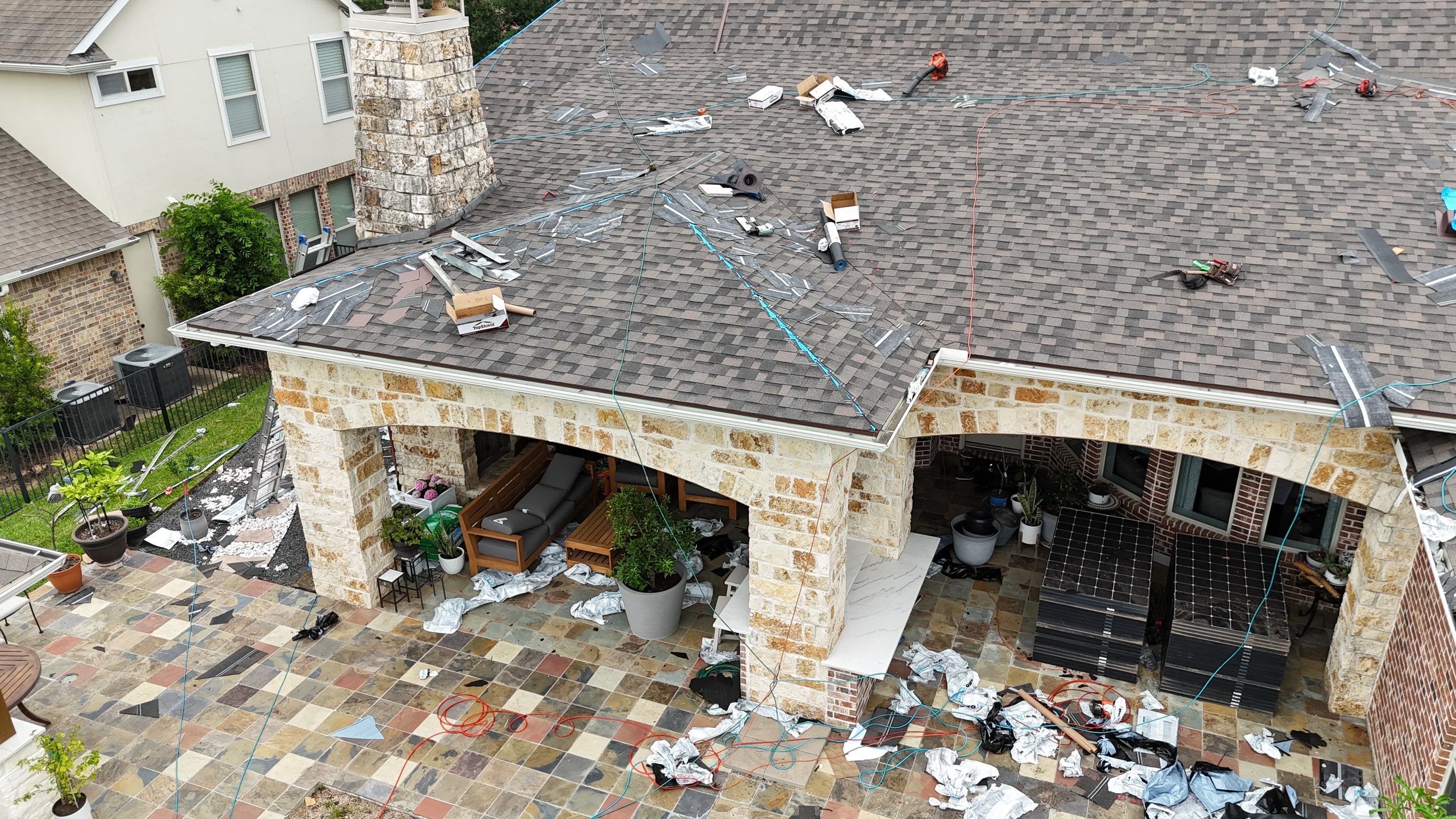 Residential Roofing Installation using IKO Dynasty by Core Four Roofing