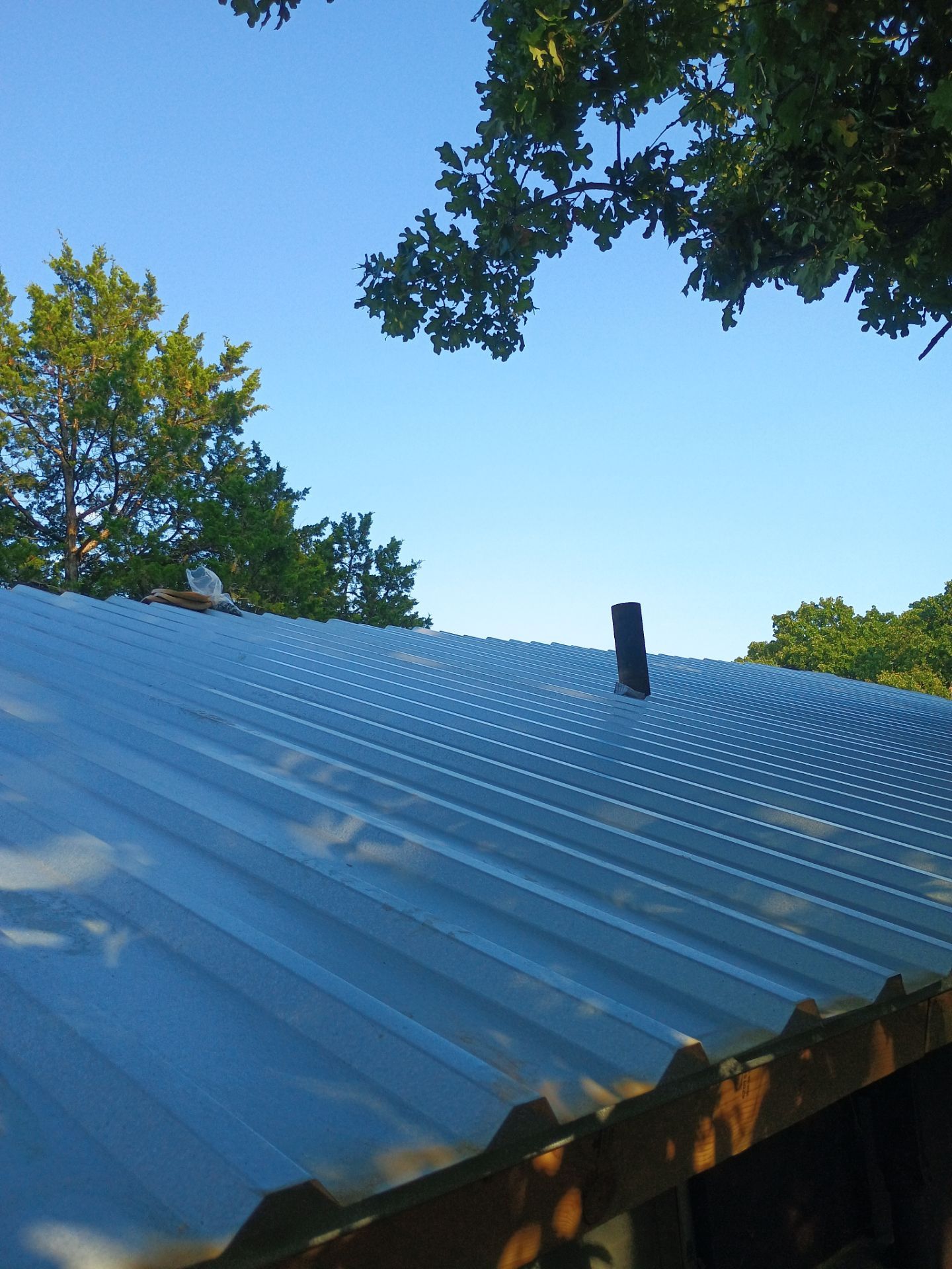Metal Roof Replacement for Public Park Facility in Sulphur by BANA Roofing and Solar Supply