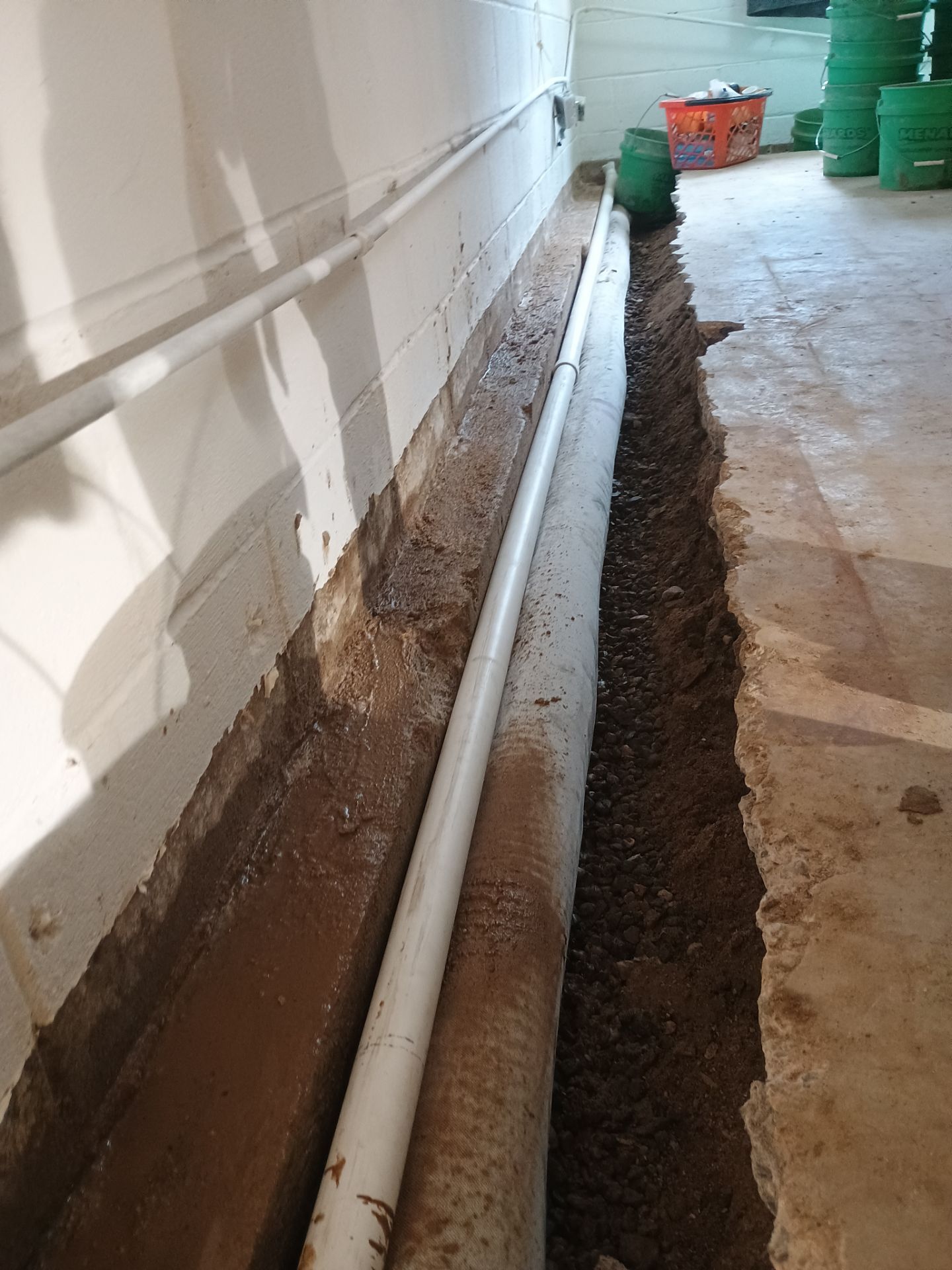 Interior Drain Tile & Foundation Crack Repair in St. Anthony, MN by Waterproofing Northeast