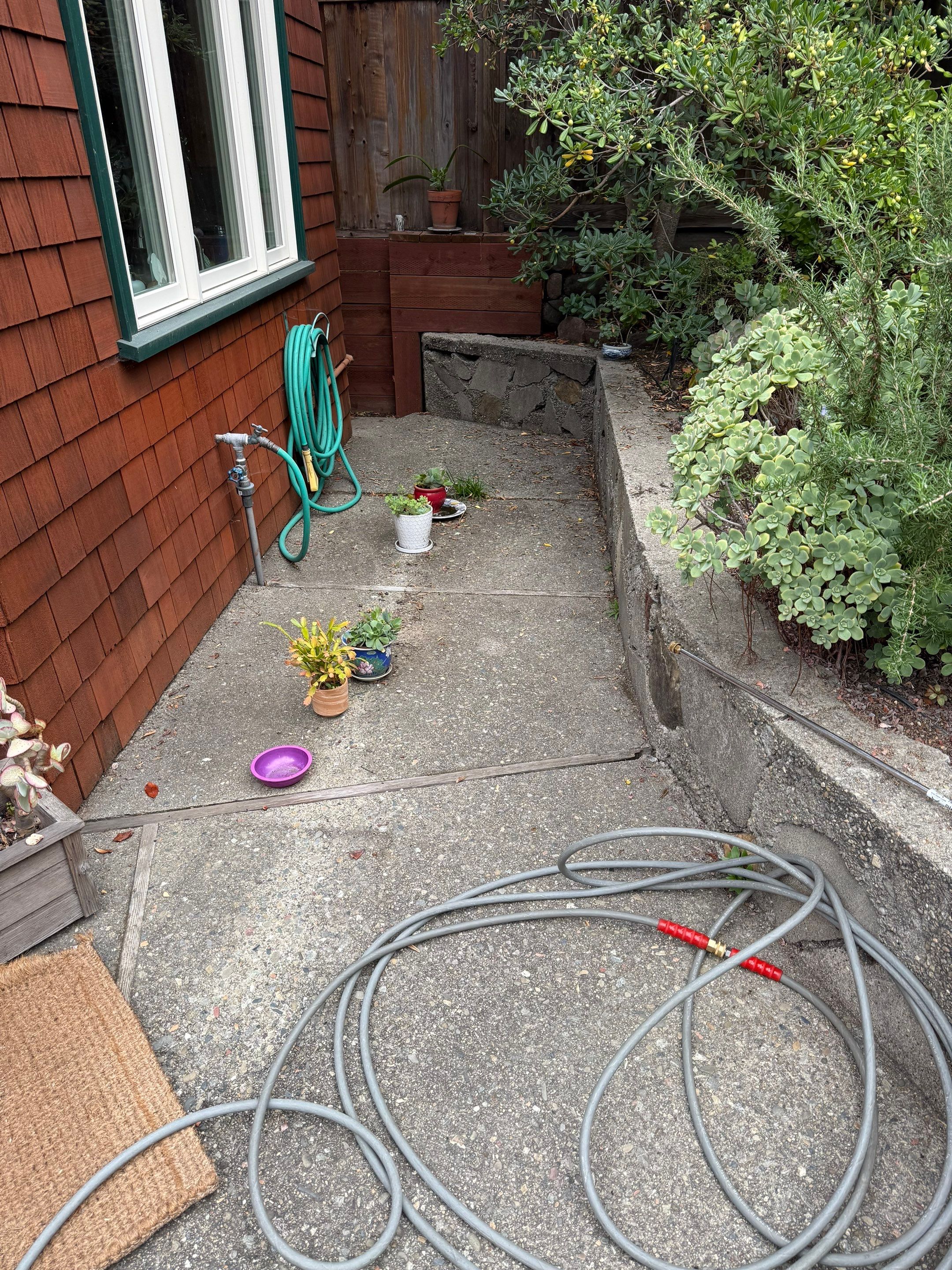 Full back garden refresh by SpotFree Window Cleaning