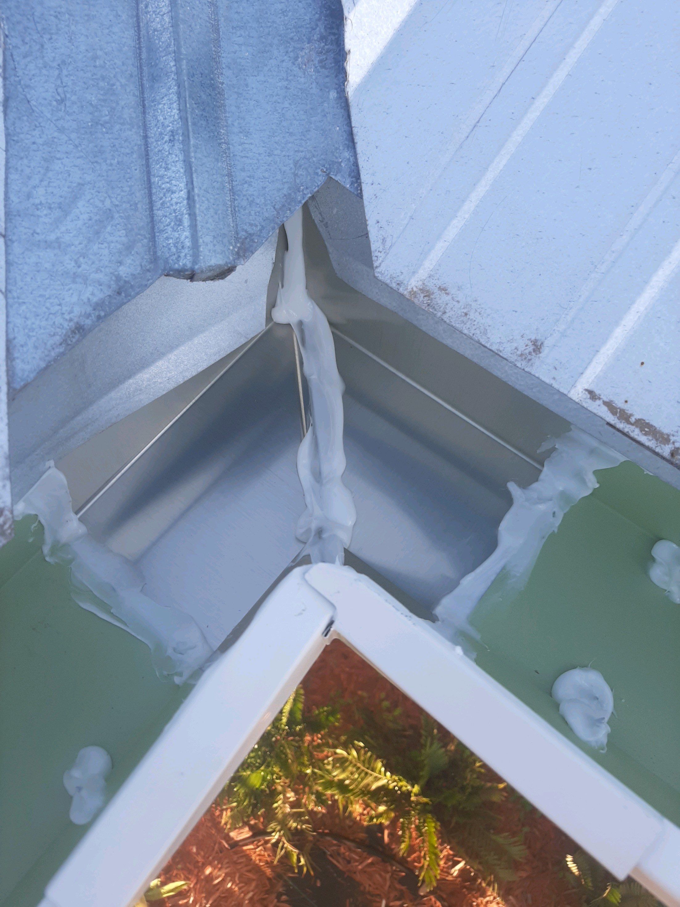 White K-Style Gutter Installation by Gutter Professors