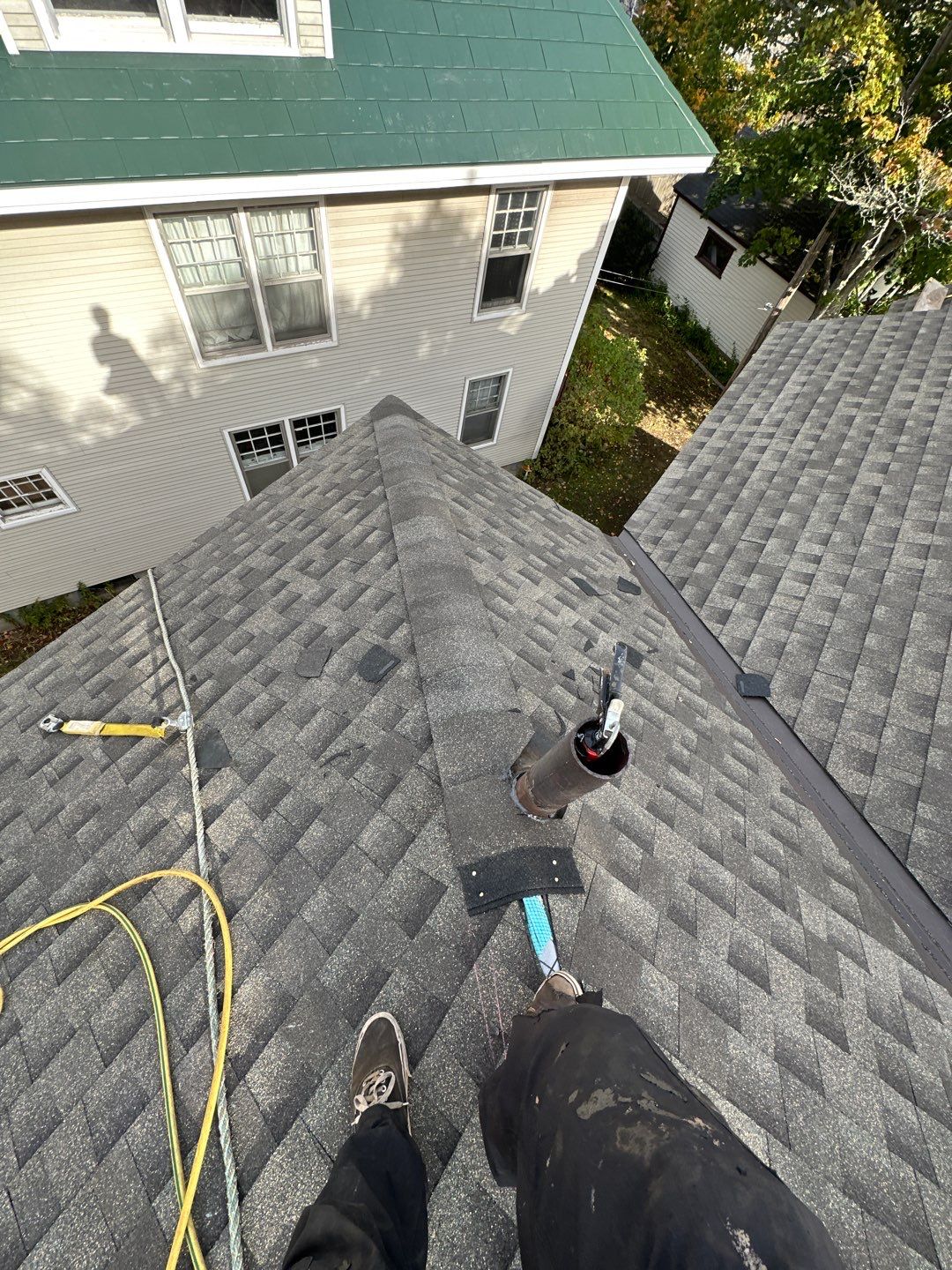 Residential Roofing Installation using Asphalt GAF HDZ by Artisan Roofing & Home Improvements Inc.