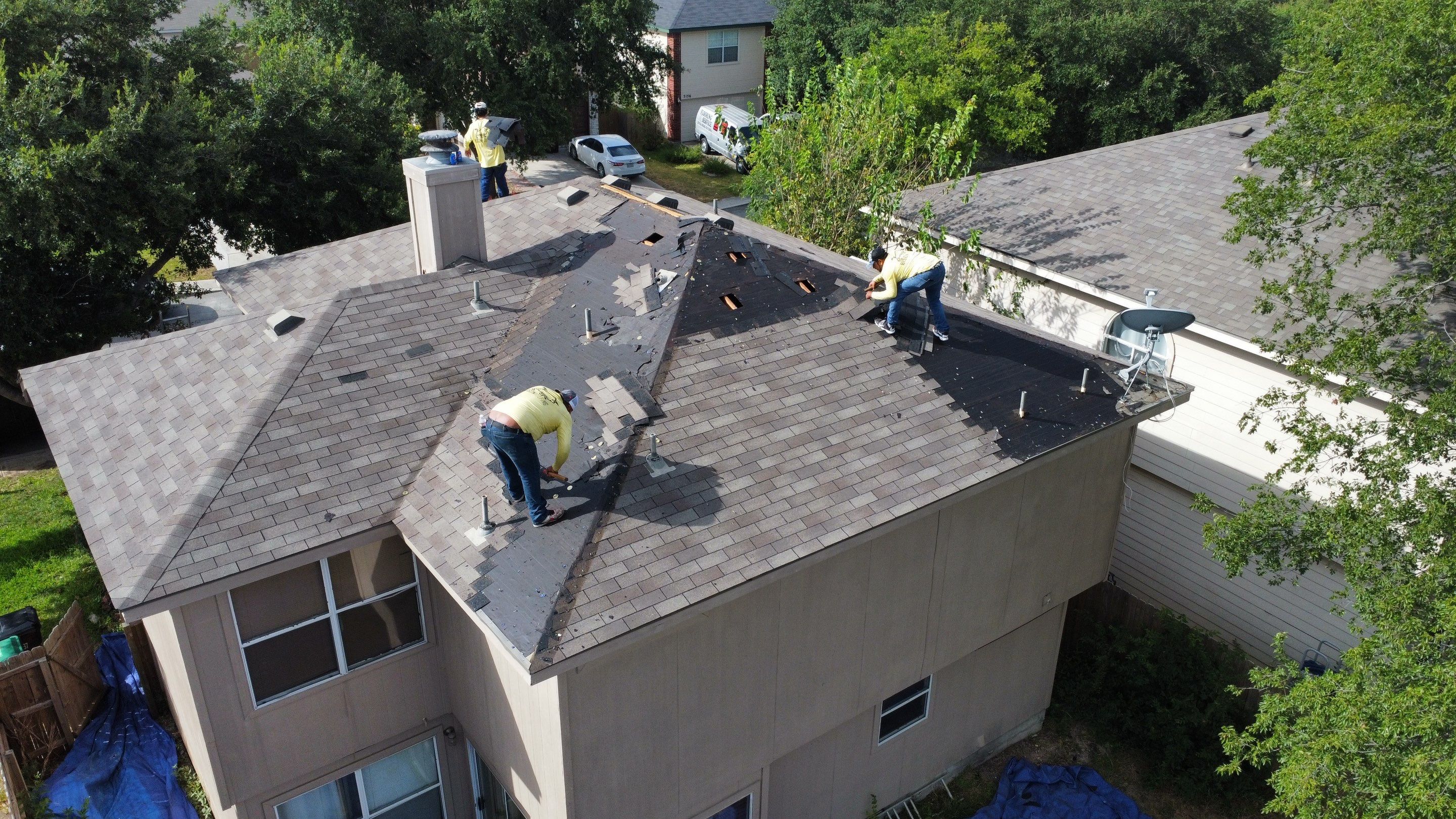 San Antonio Roof Project by Bison Roofing  