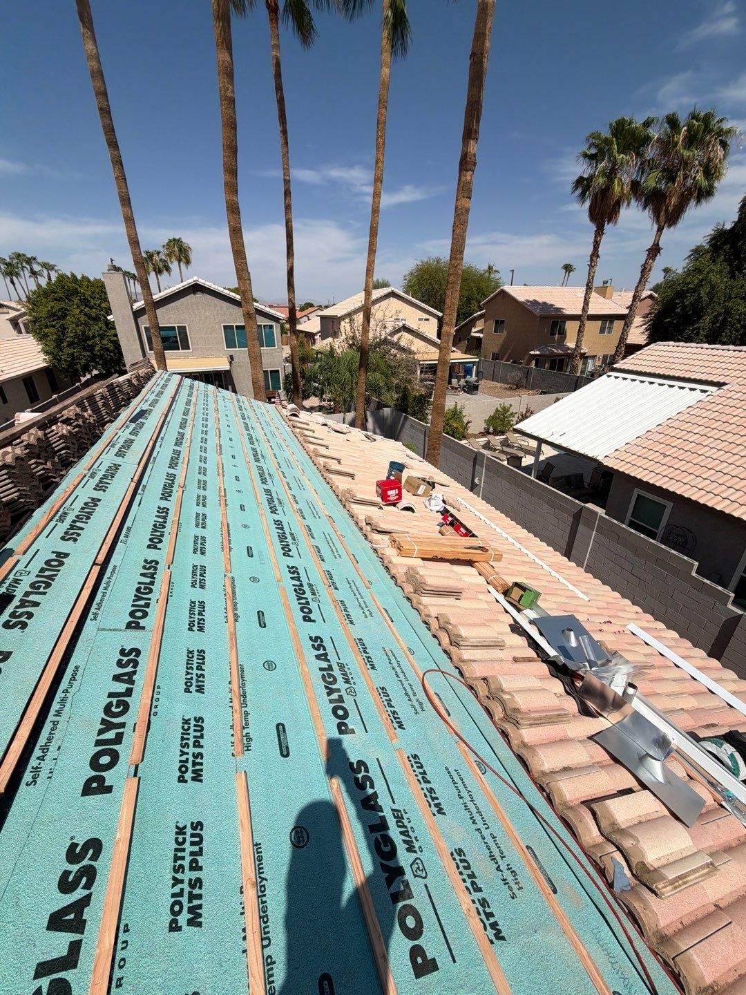 Project in Mesa, AZ by Saint Roofing