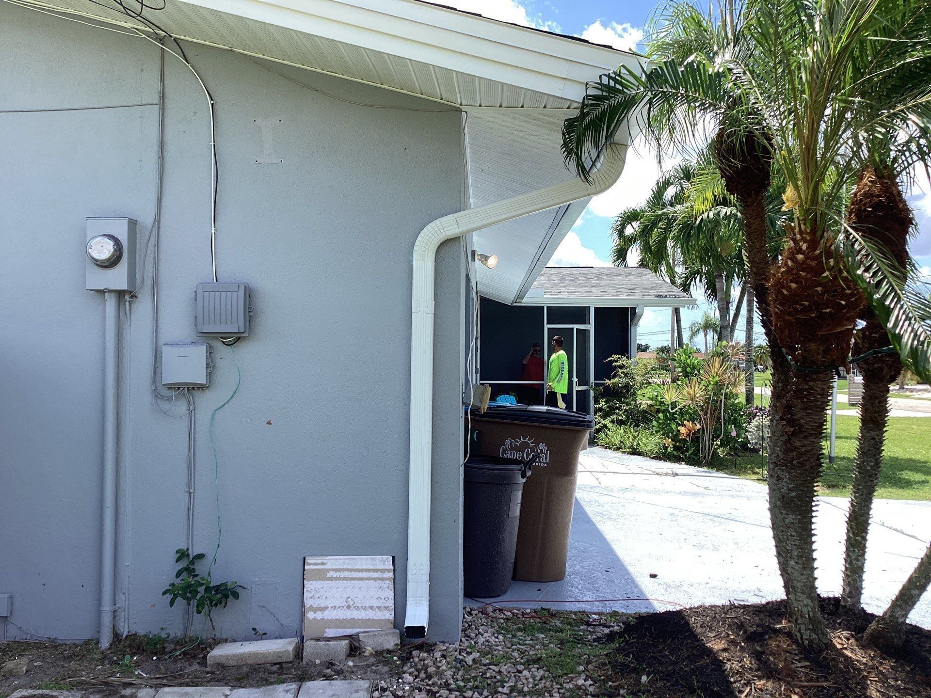 Seamless Gutters in Cape Coral FL by Gutter Professors