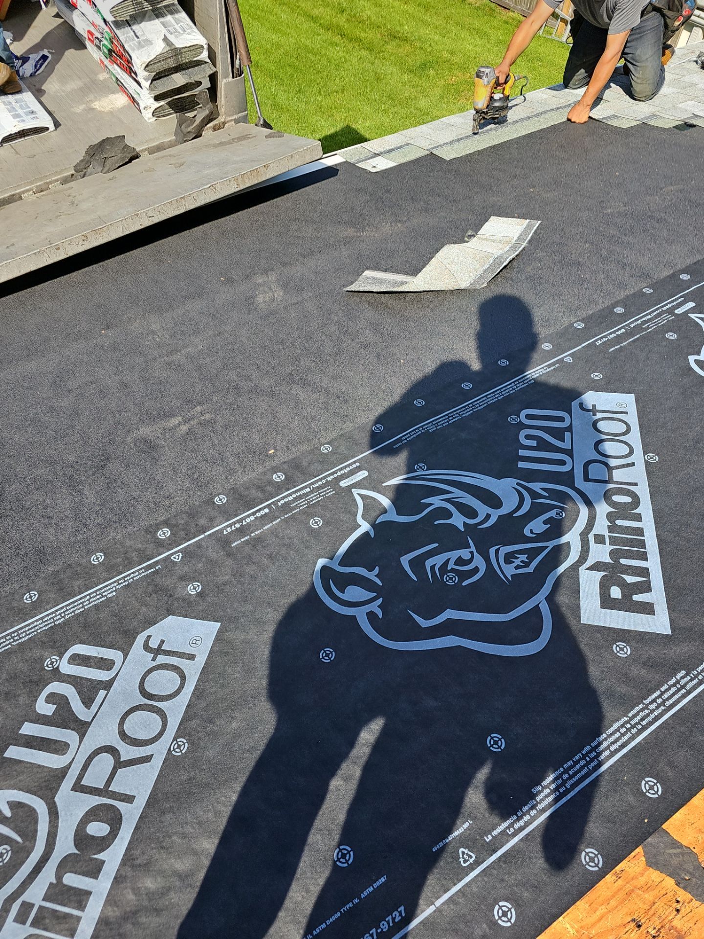 Residential Roofing Installation using Tamko Titan XT - Old English Pewter by A Plus Exterior