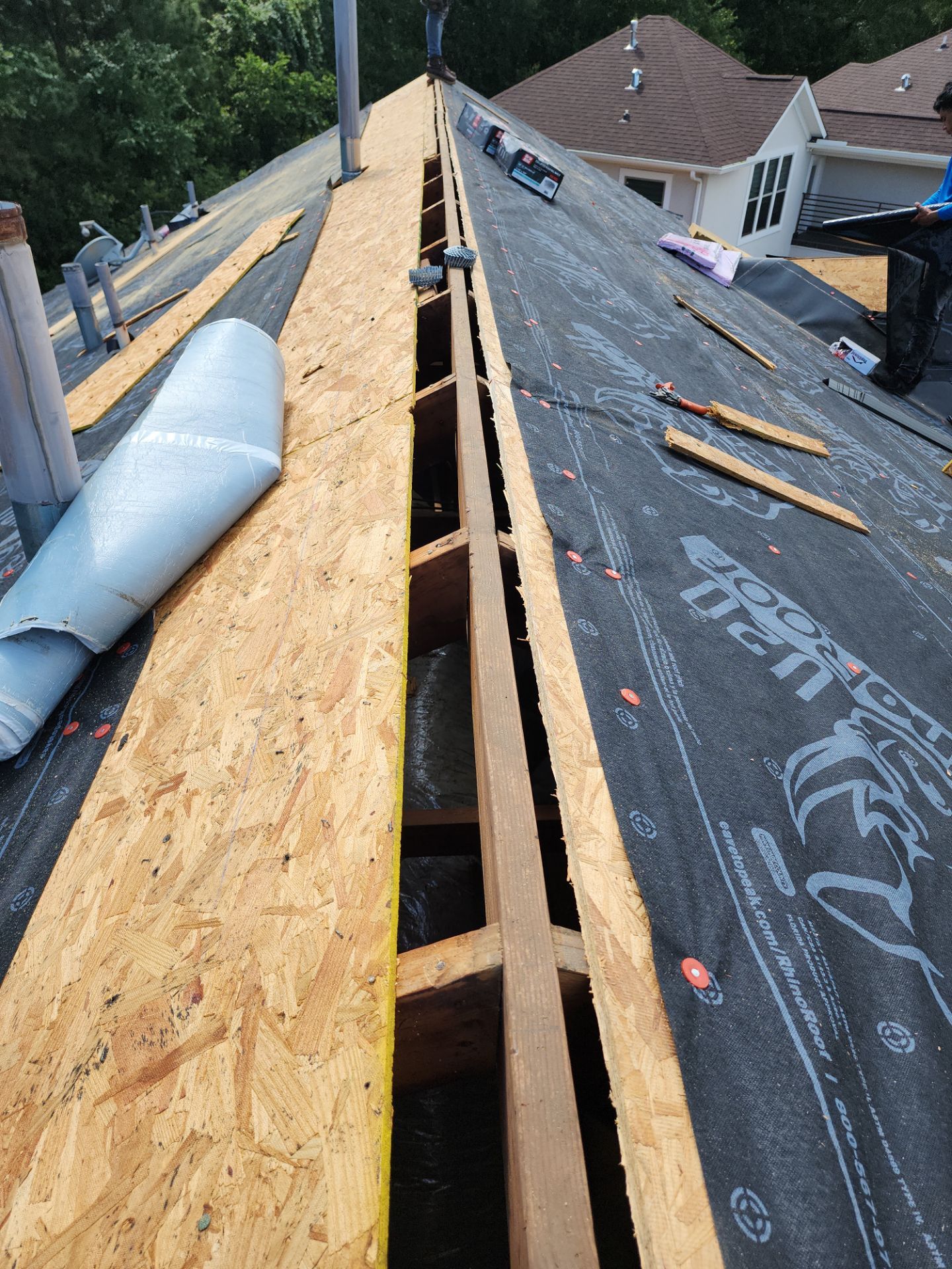 Residential Roofing Repair using Owen's Corning Duration (Lifetime) Shingles by Roof Repair Services LLC