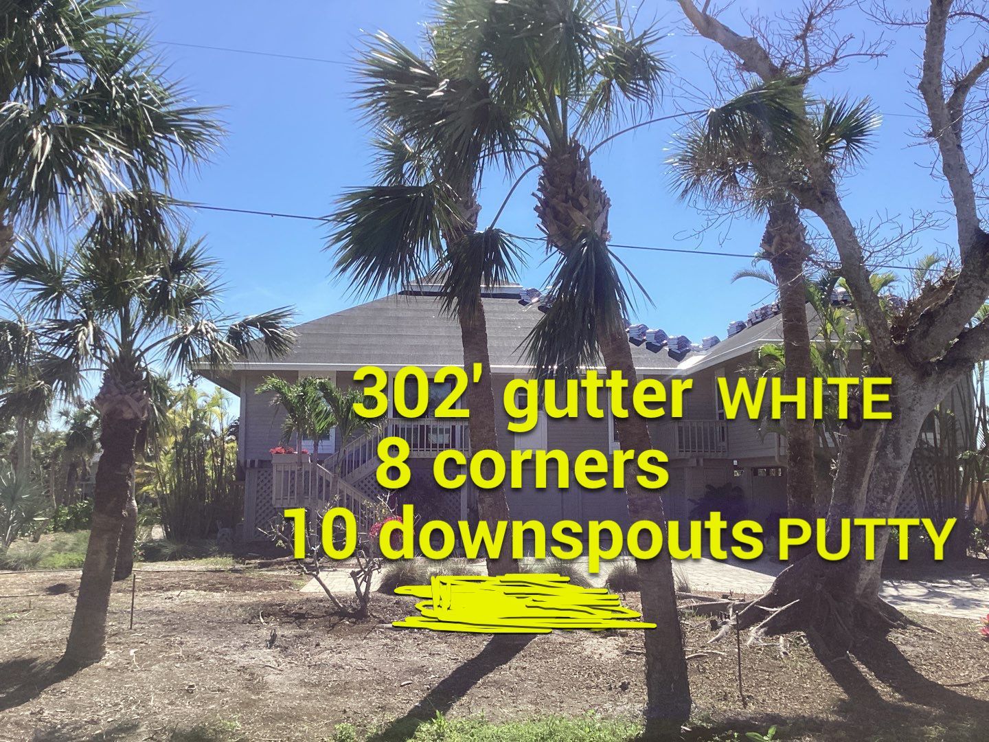 K-Style Seamless Gutters in Sanibel FL by Gutter Professor by Gutter Professors