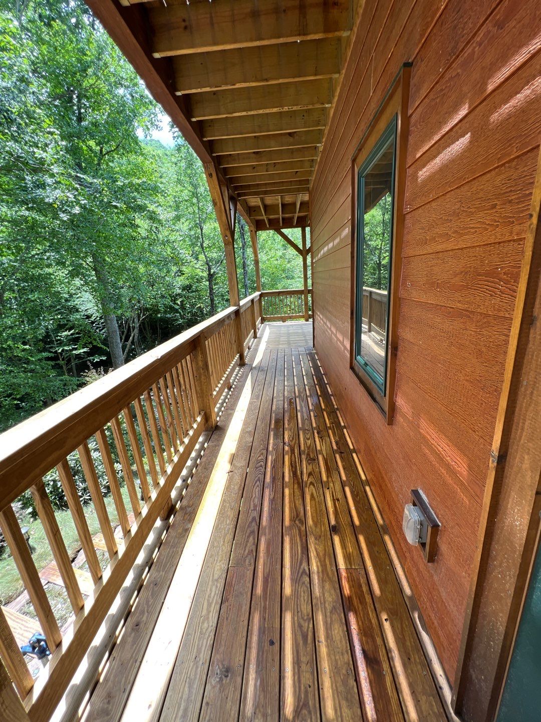 Cabin using Wood Sealant by DuraSeal