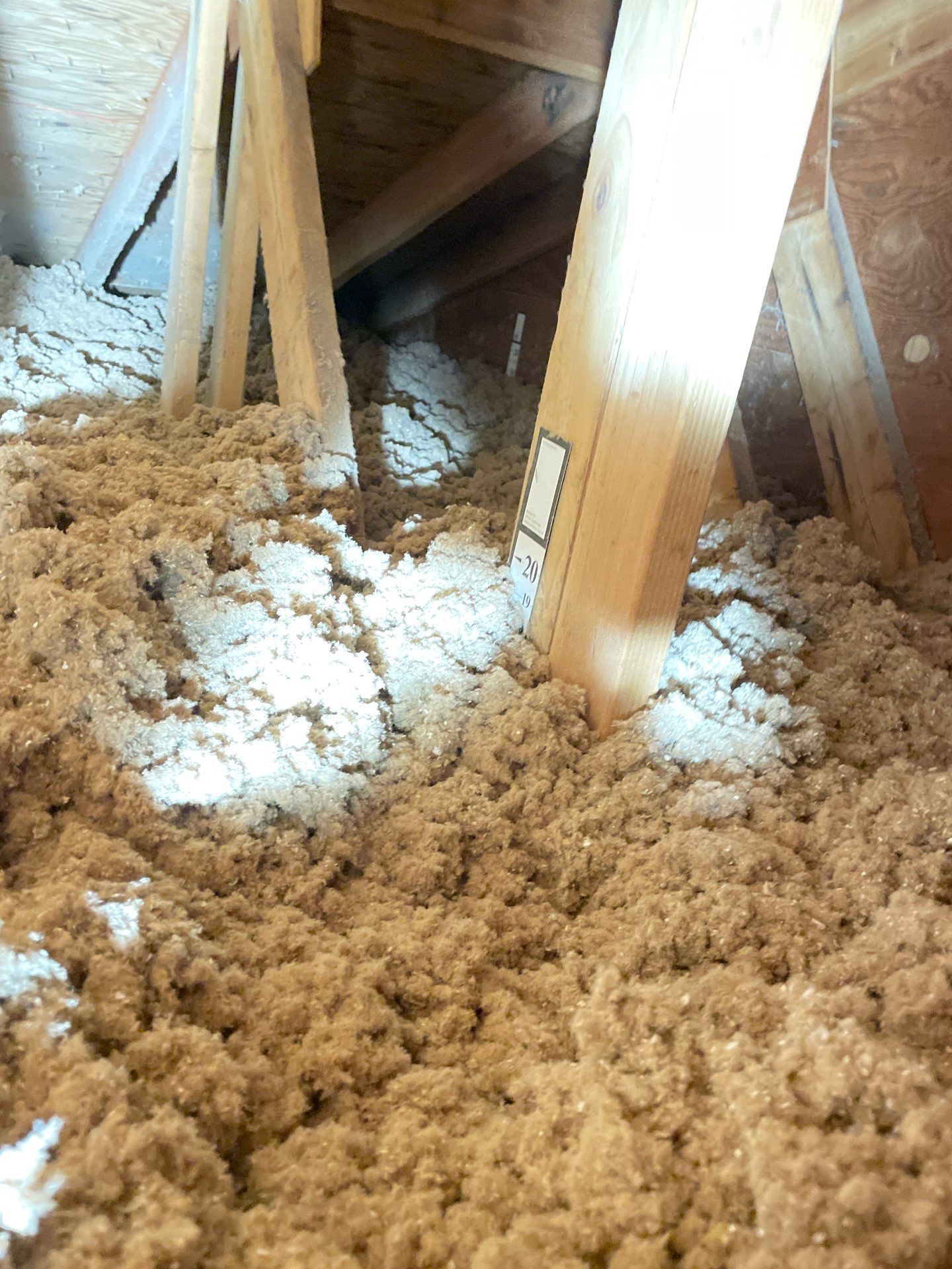 Attic Insulation using Green Fiber Sanctuary by NYS Foam & Energy