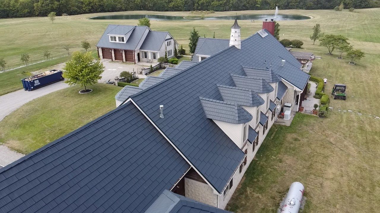 Burnished Slate Metal Shake Roof Installation – Bowling Green, OH by 4Ever Metal Roofing