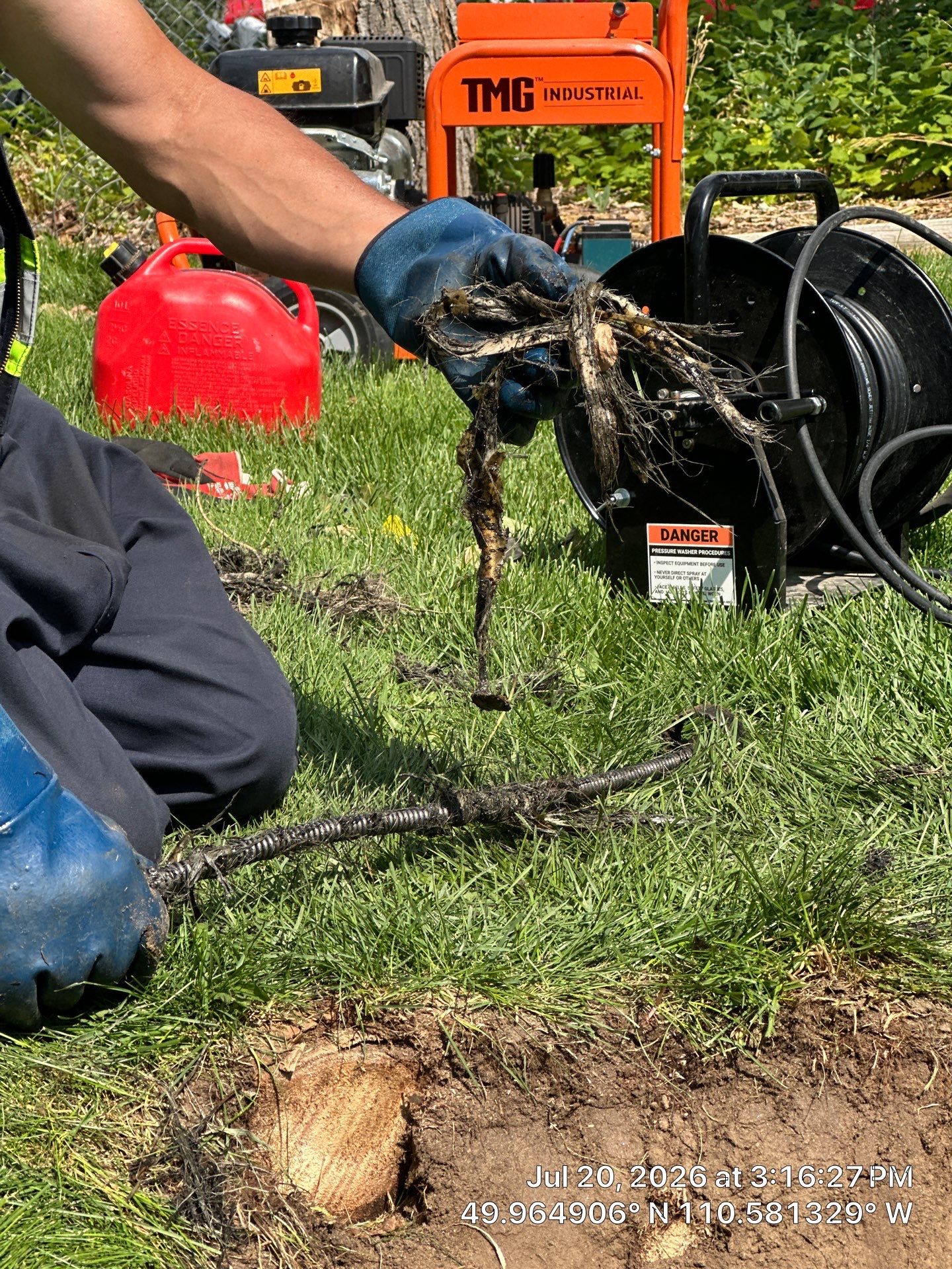 Septic System Pump Replacement and Sewer Line Root Removal in Dunmore by Septic Medic Inc.
