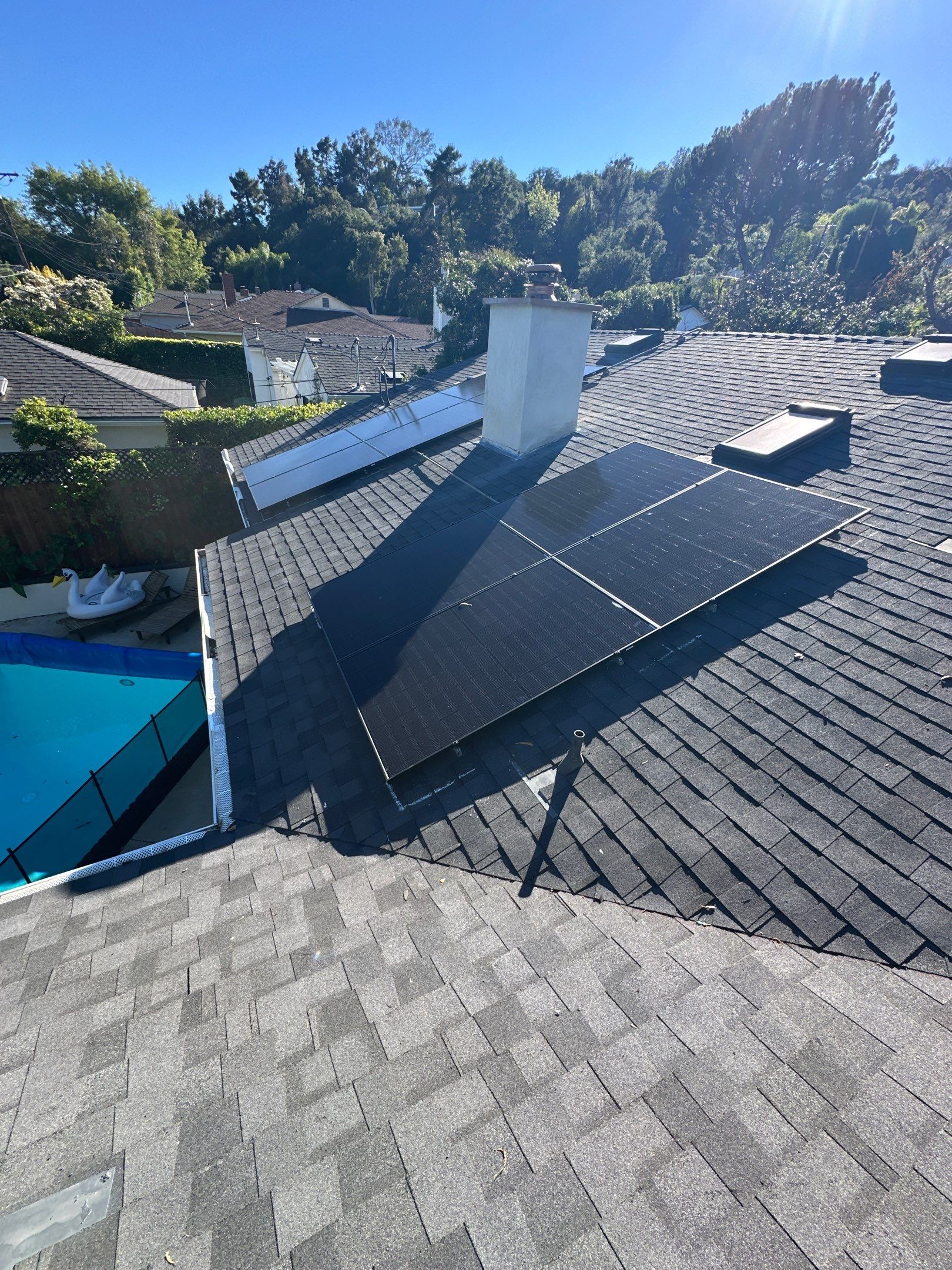 Residential Solar Panel Installation and Electrical Service Upgrade in Los Angeles by AWS Solar