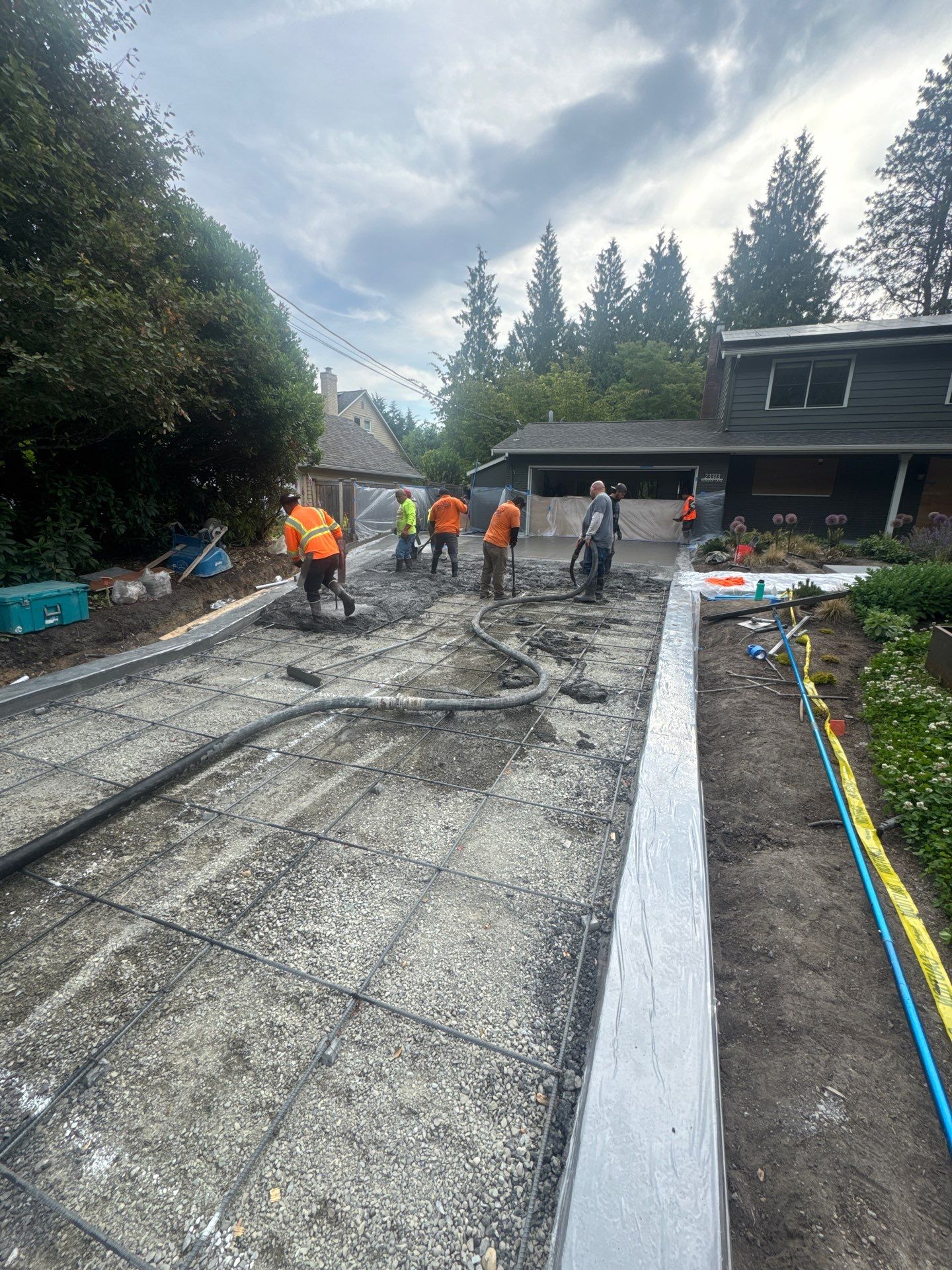 Concrete Driveway Makeover | Edmonds  by Jireh Asphalt & Concrete Inc 