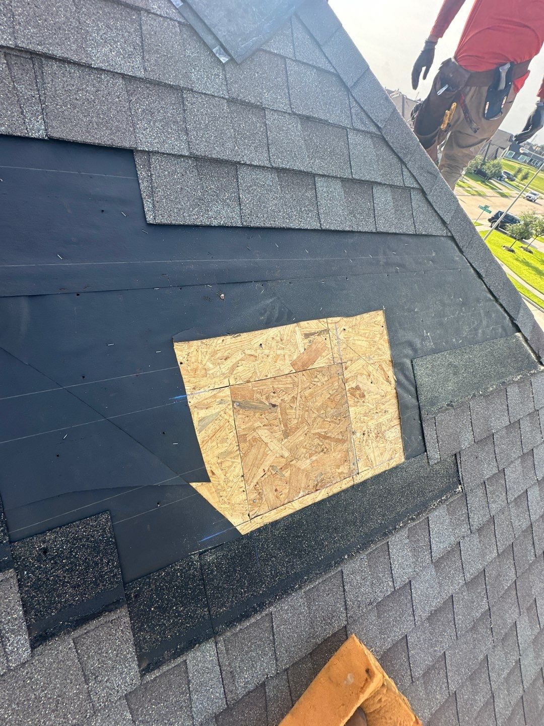 Hail Damage using Owen's Corning Duration (Lifetime) Shingles by Roof Repair Company
