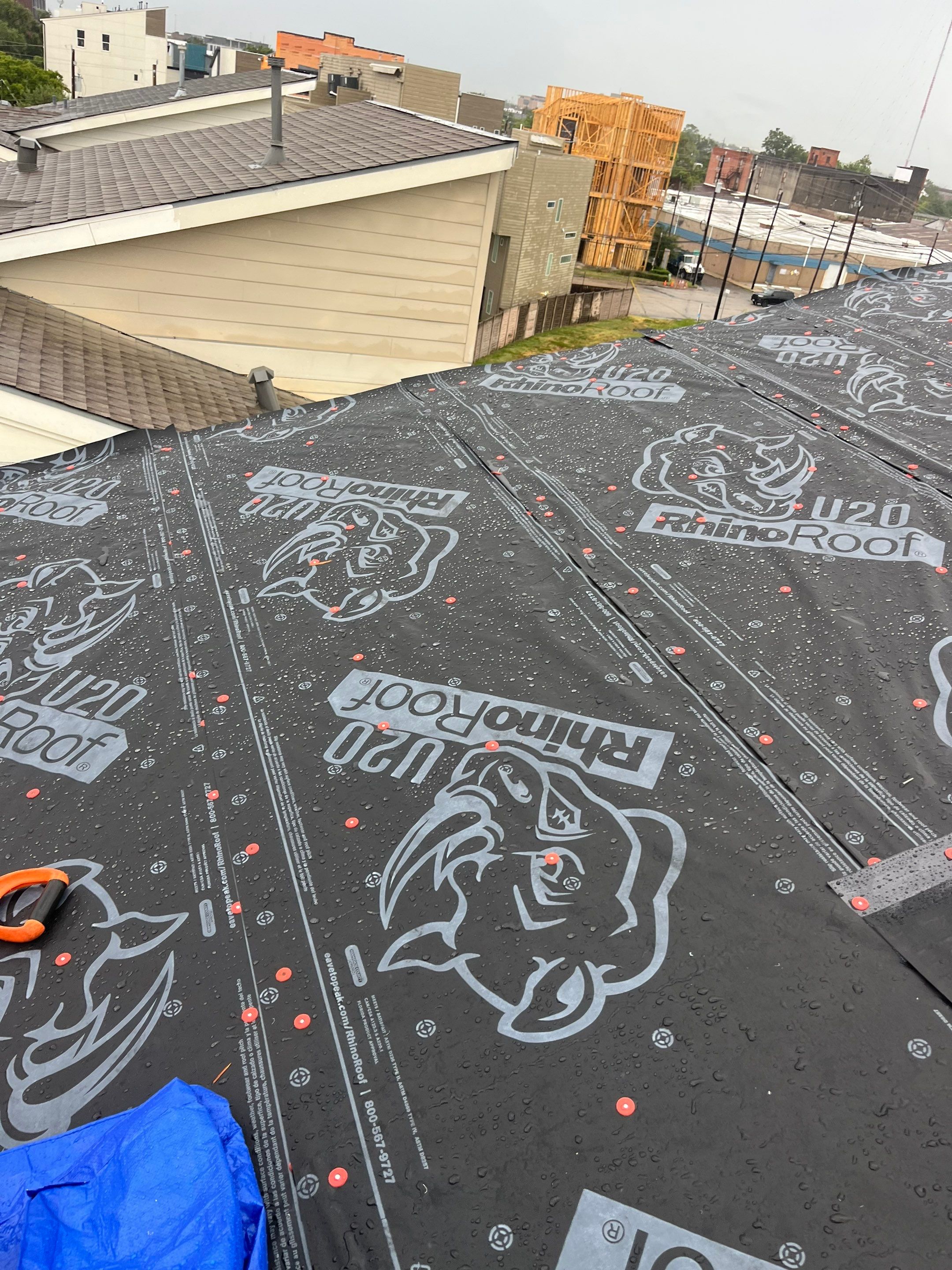 Residential Roofing Installation using Owen's Corning Duration (Lifetime) Shingles by Roof Repair Company